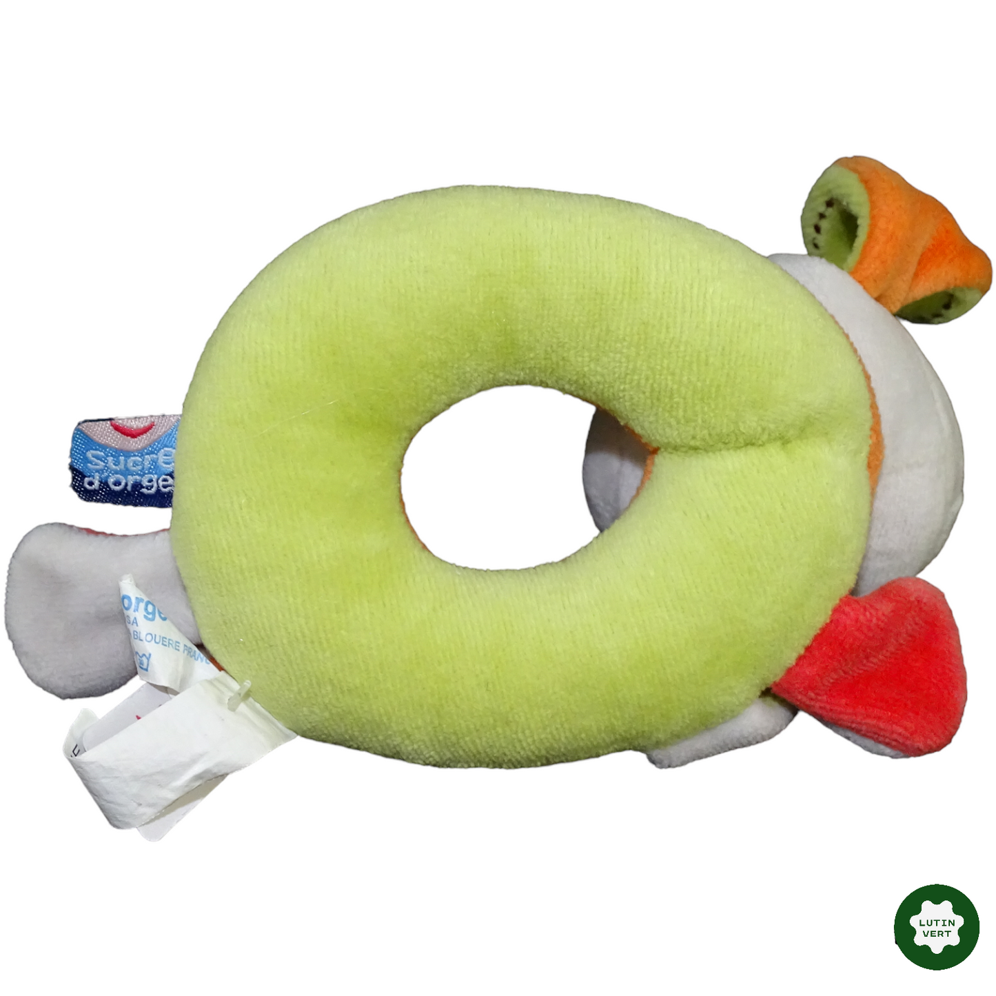 Hochet chien orange d'occasion SUCRE D’ORGE - Dès 3 mois | Lutin Vert