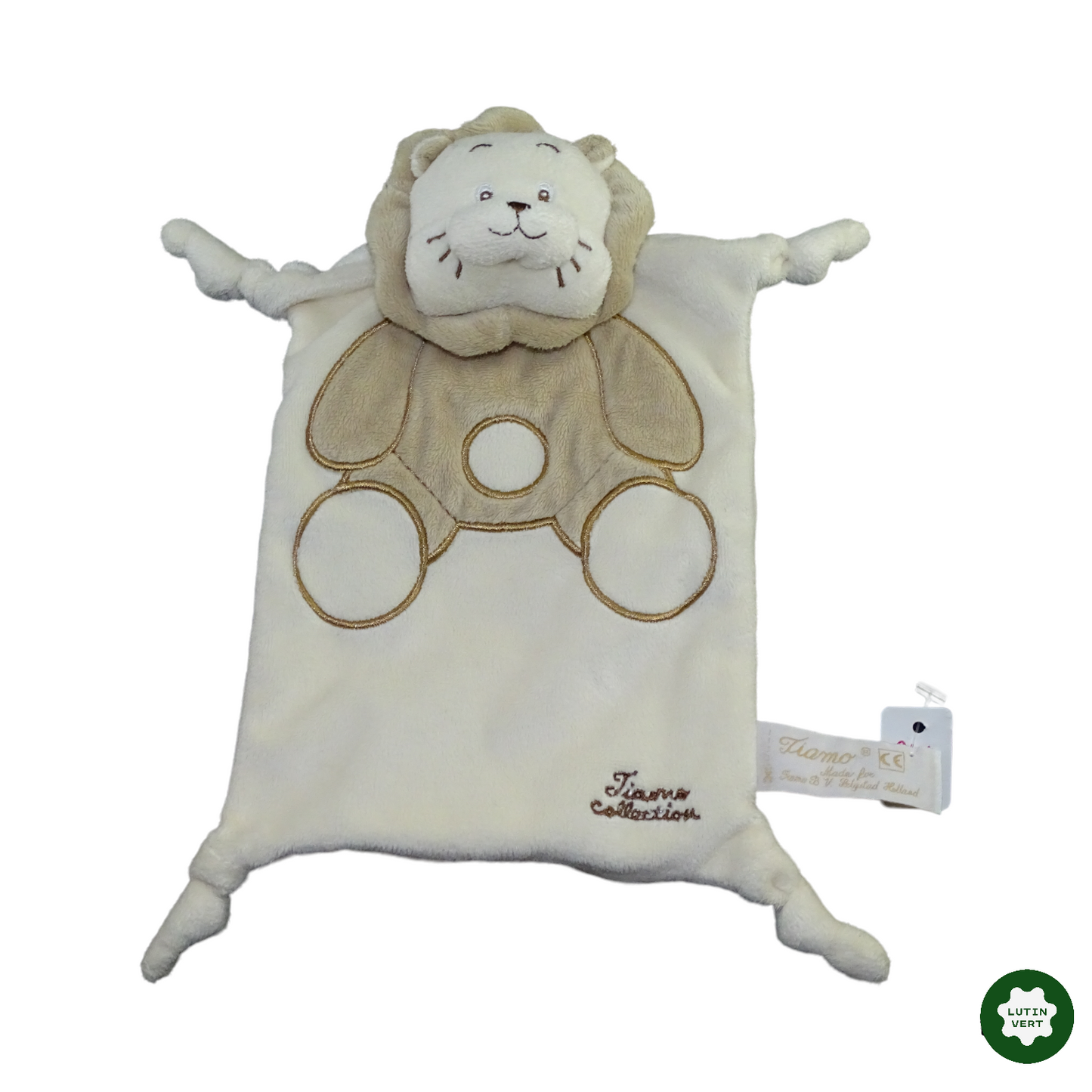 Doudou lion TIAMO - Dès 3 mois | Lutin Vert