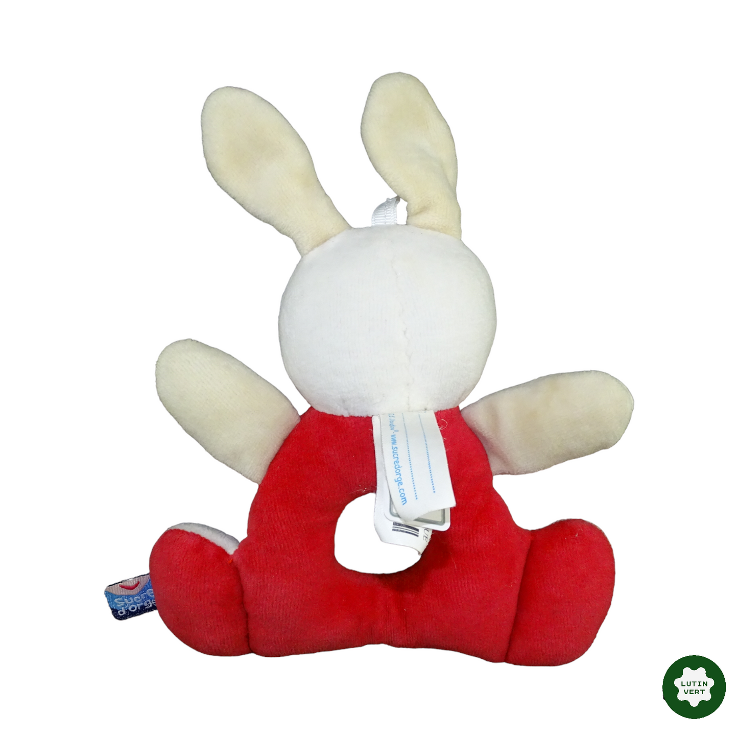 Hochet lapin d'occasion SUCRE D’ORGE - Dès 3 mois | Lutin Vert