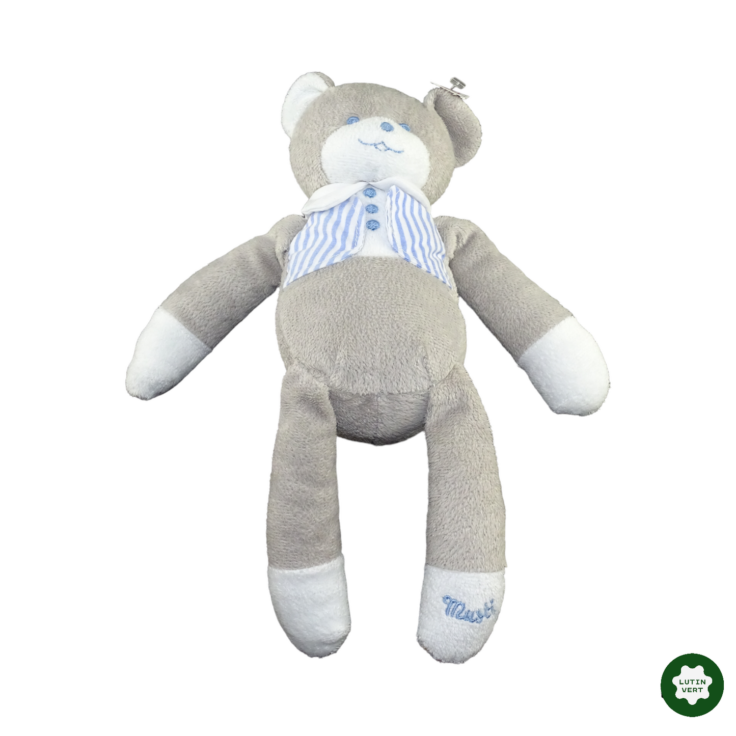 Petit ourson en costume d'occasion MUSTI - Dès 6 mois | Lutin Vert