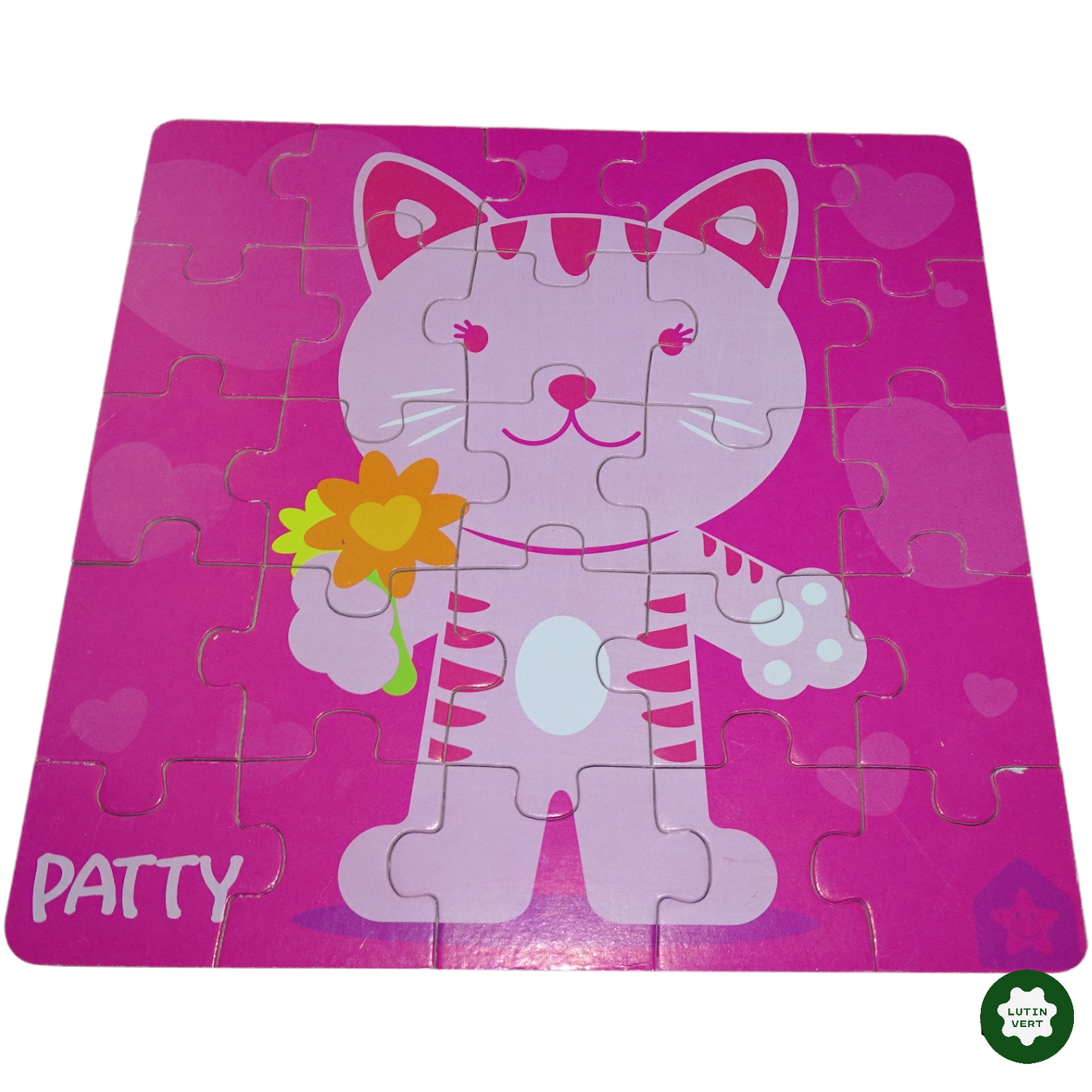 3 petits puzzles colorés en bois d'occasion - Dès 3 ans | Lutin Vert