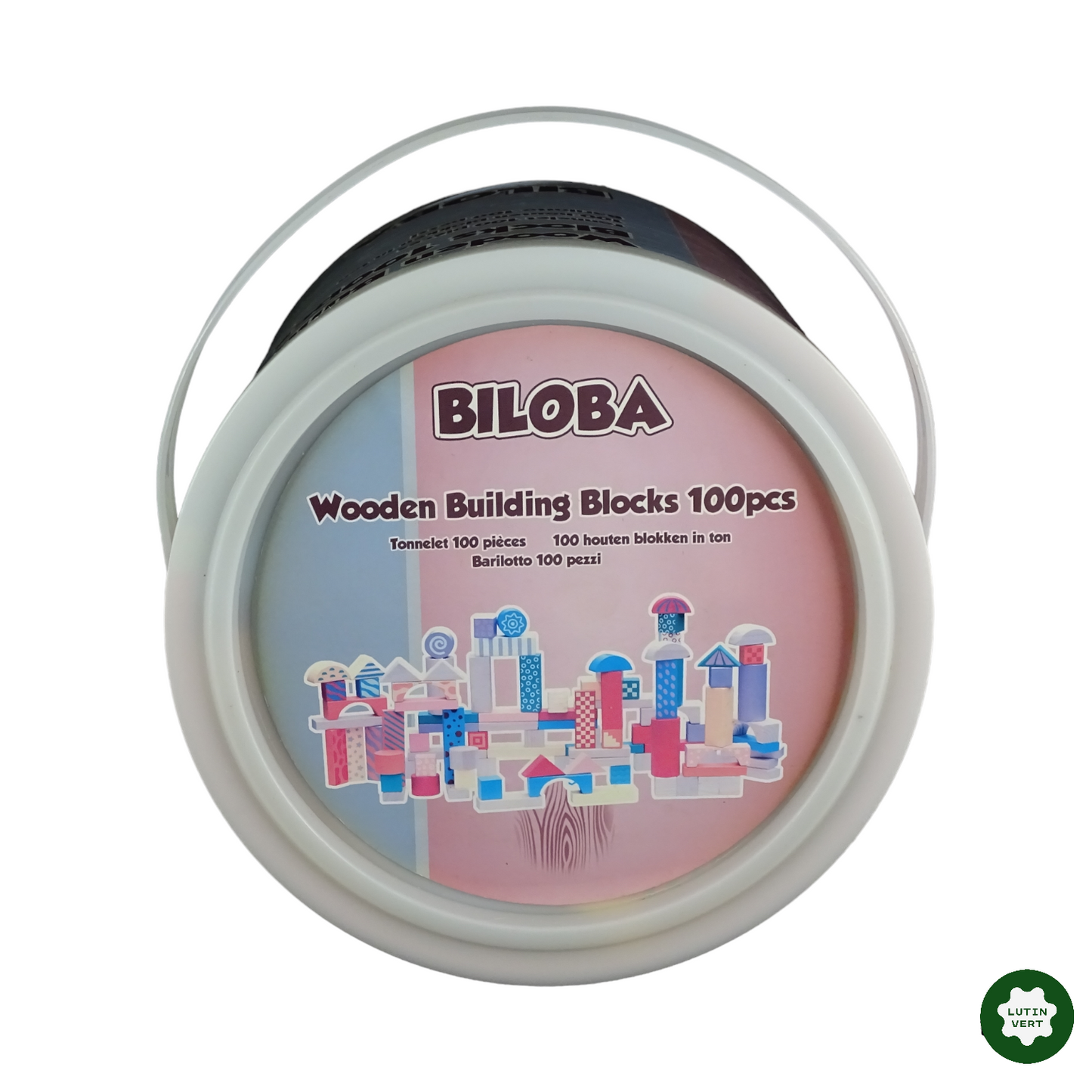 Cubes en bois d'occasion BILOBA - dès 18 mois | Lutin Vert