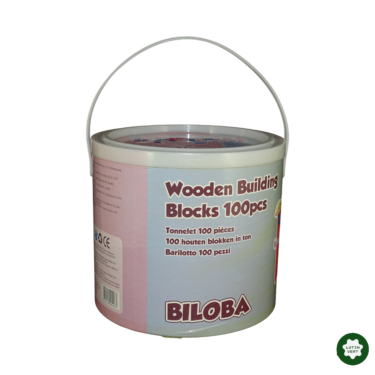 Cubes en bois d'occasion BILOBA - dès 18 mois | Lutin Vert