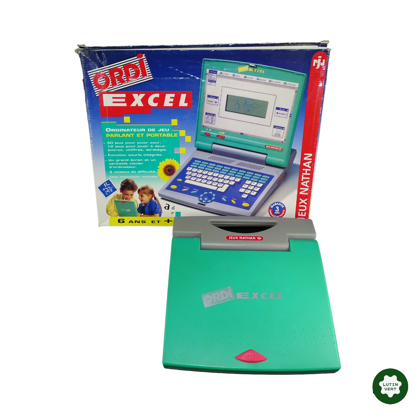 Ordinateur de jeu parlant et portable. d'occasion NATHAN - Dès 6 ans | Lutin Vert
