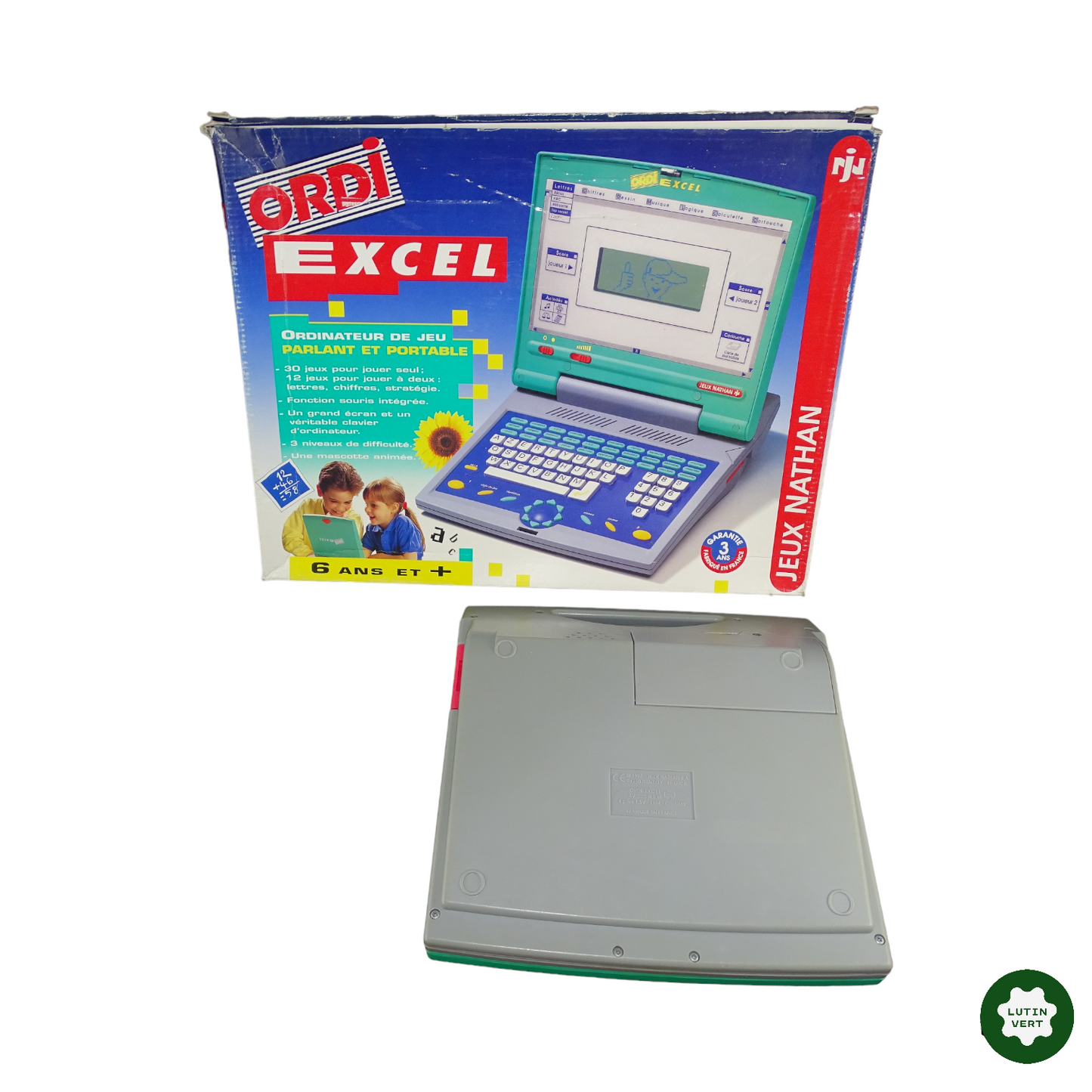 Ordinateur de jeu parlant et portable. d'occasion NATHAN - Dès 6 ans | Lutin Vert