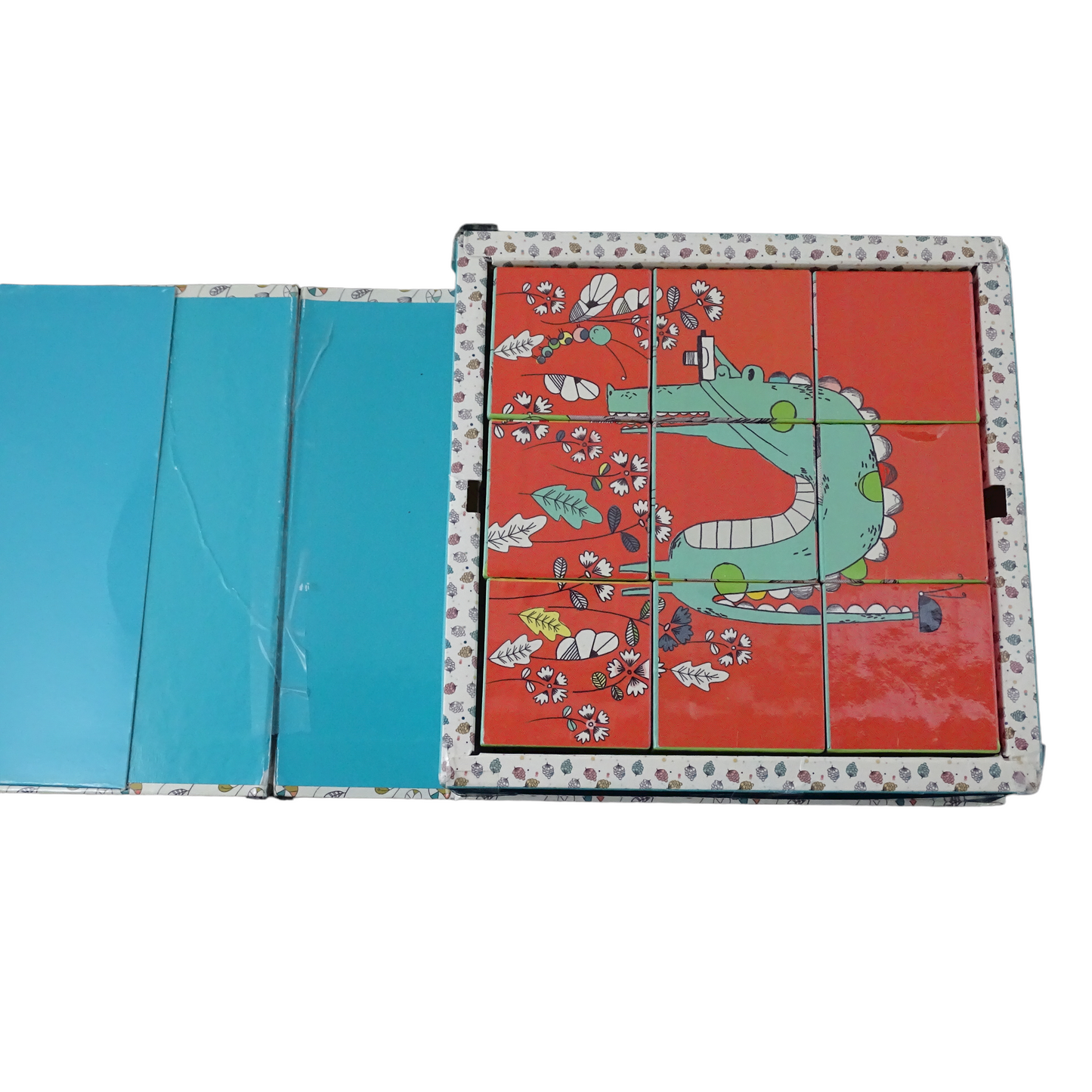 La semaine des animaux - Livre puzzle cubes - Éditions Tourbillon