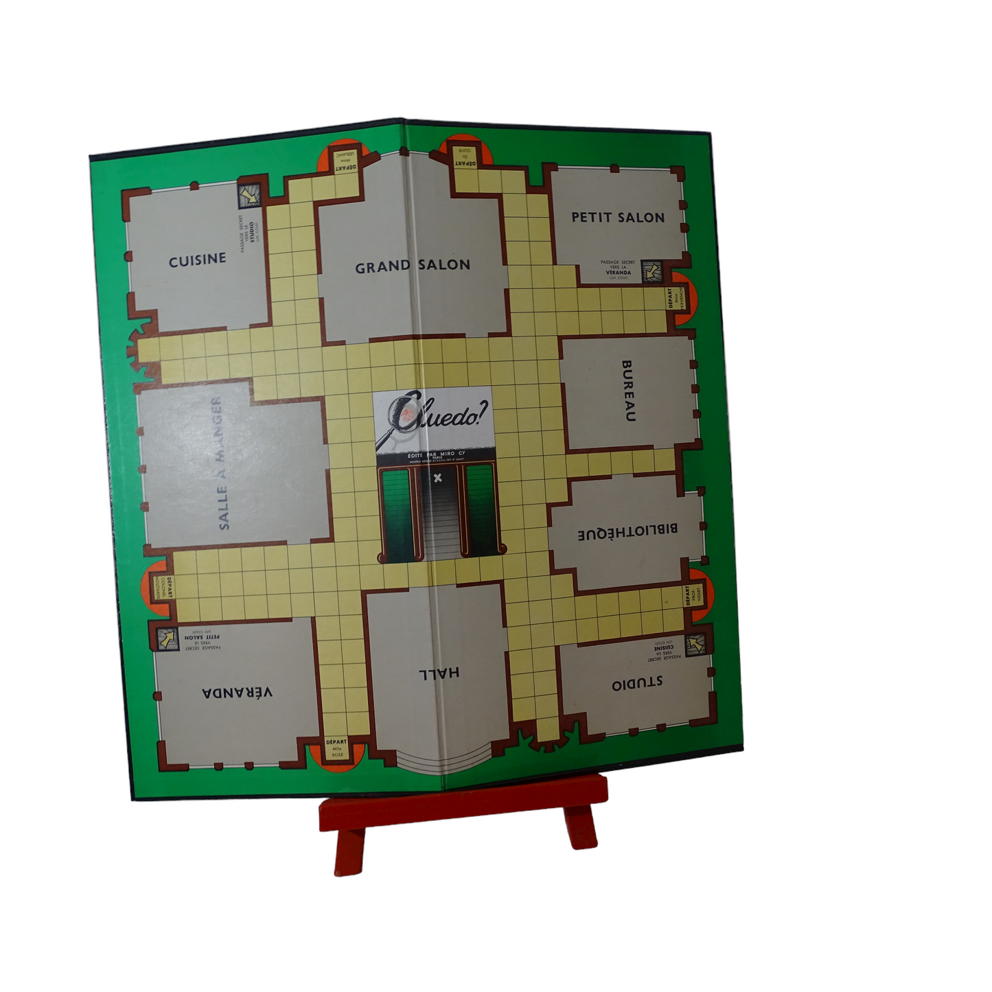 Cluedo vintage Édition Miro CY Paris 1951 - Dès 7 ans | Lutin Vert