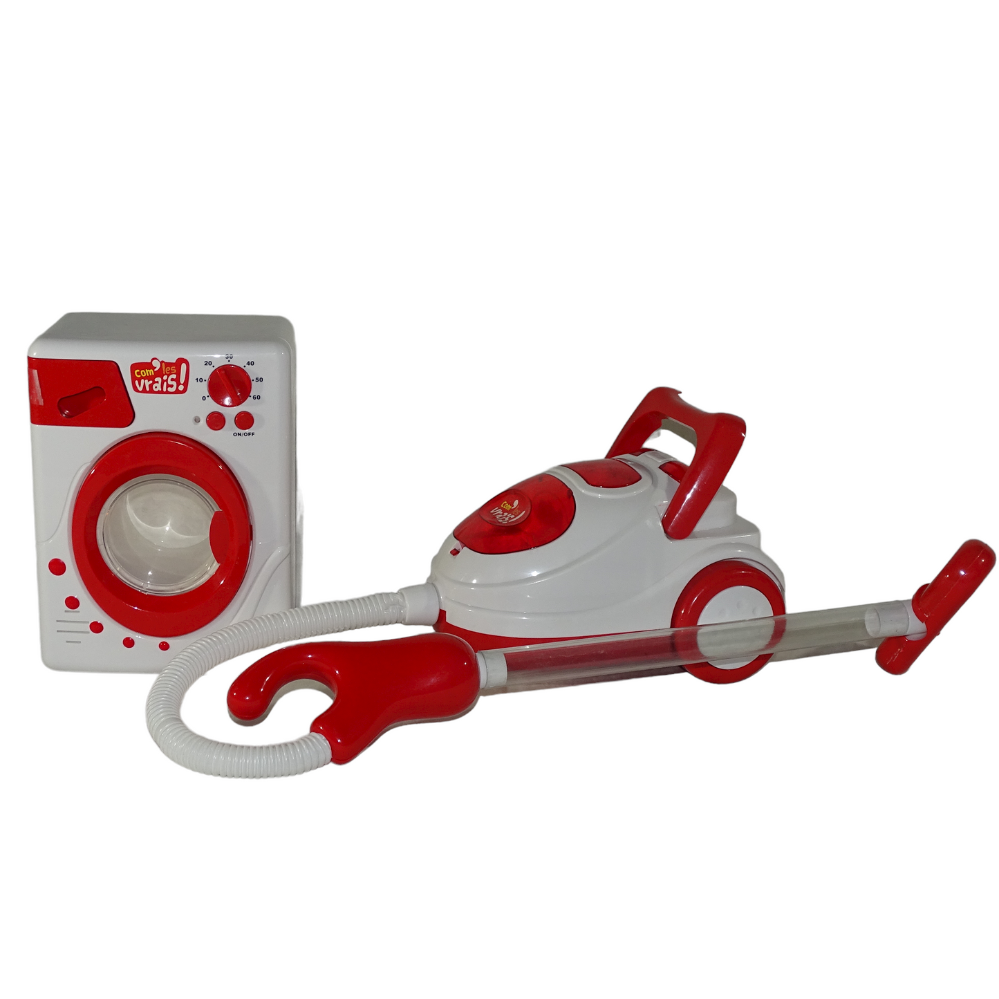 Machine à laver le linge et aspirateur - Com' les vrais