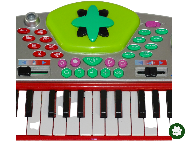 Piano électronique rouge - ItsImagical