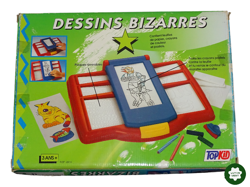 Dessins bizarres d'occasion - TopKid - Lutin Vert