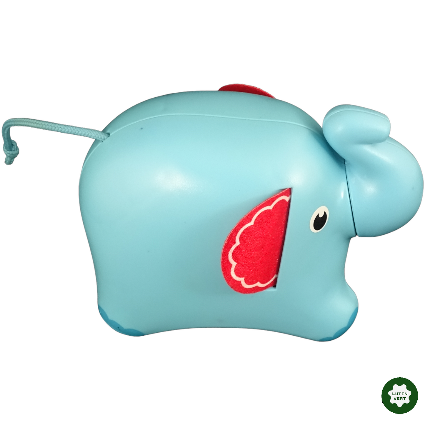 Élephant à roulette bleu ciel d'occasion - Fisher-Price - Lutin Vert
