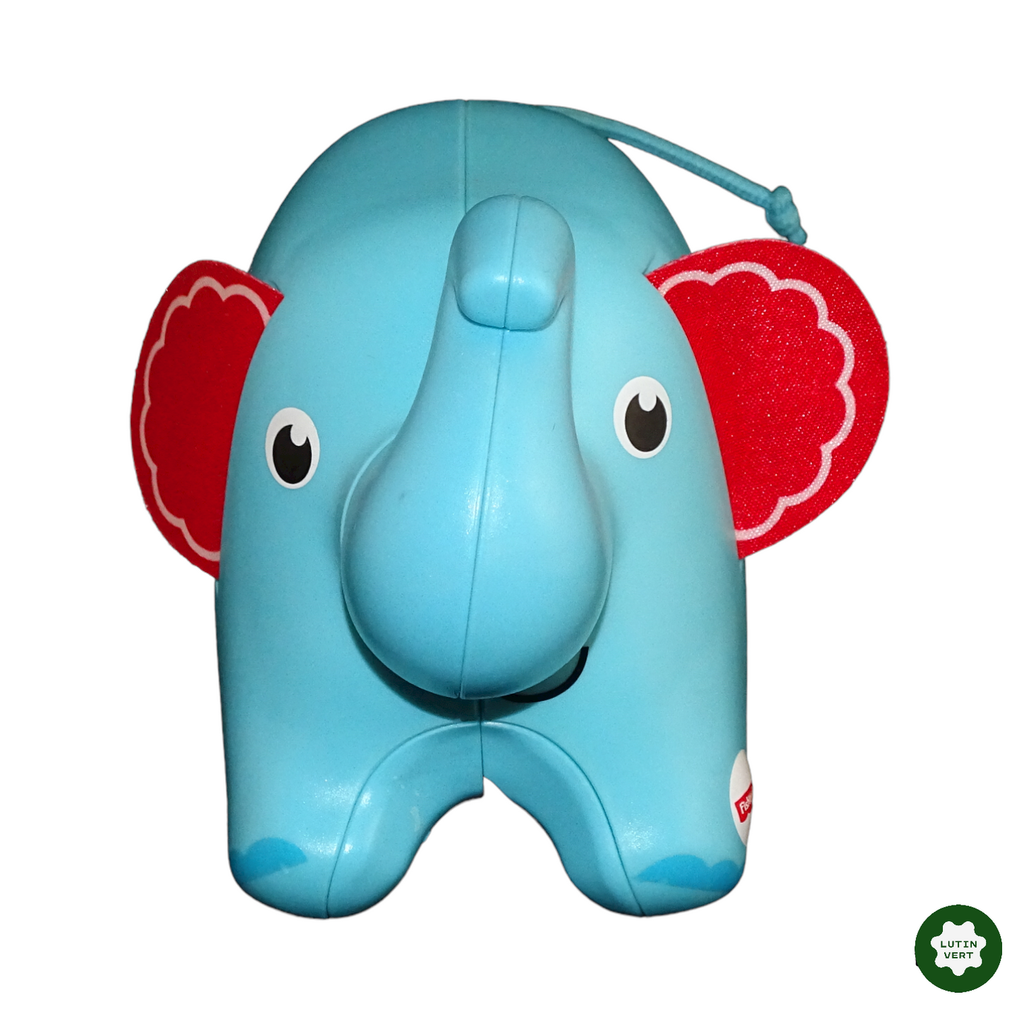 Élephant à roulette bleu ciel d'occasion Fisher Price | Lutin Vert