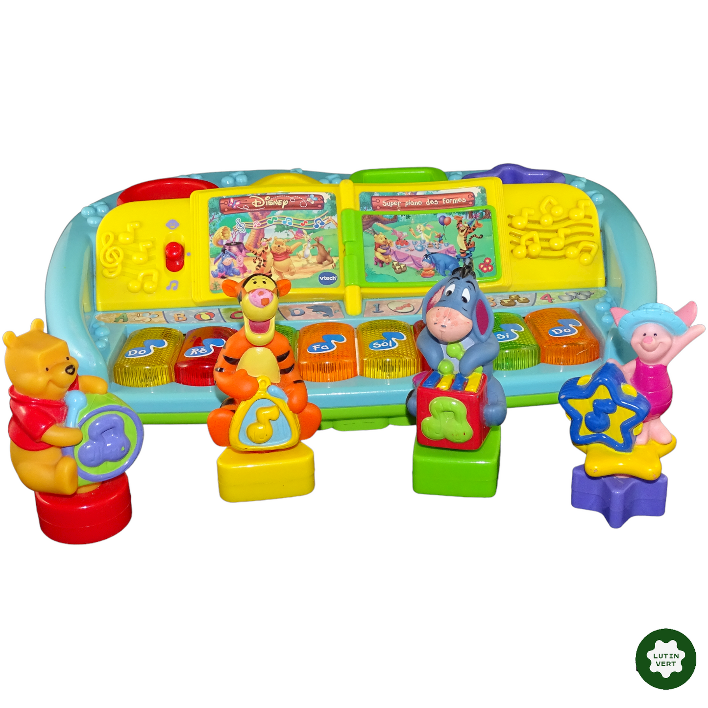 Super piano des formes et musical Winnie l’Ourson occasion Vtech - Dès 3 ans | Lutin Vert