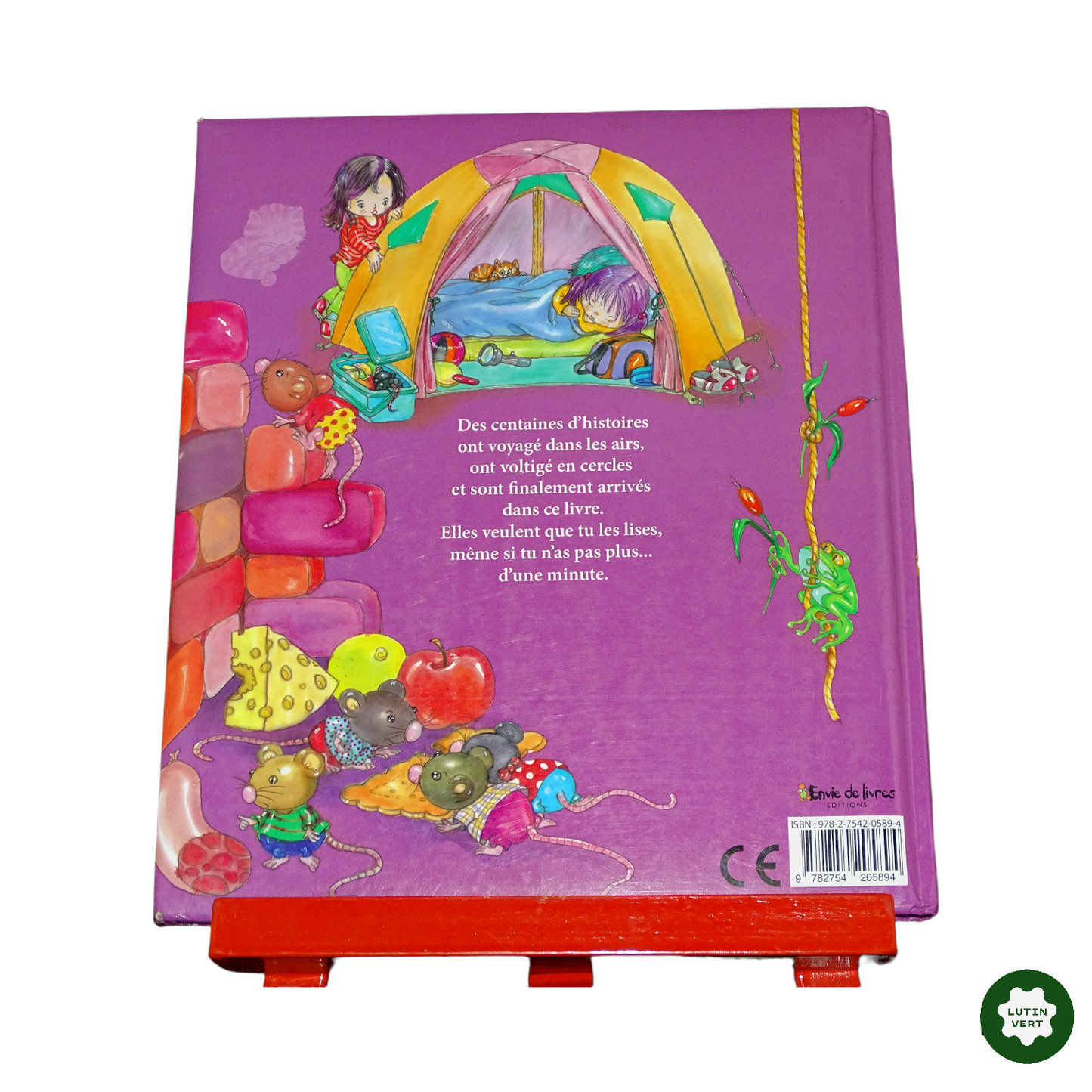 Mes contes en 1 minute occasion Envie de livres - Dès 3 ans | Lutin Vert