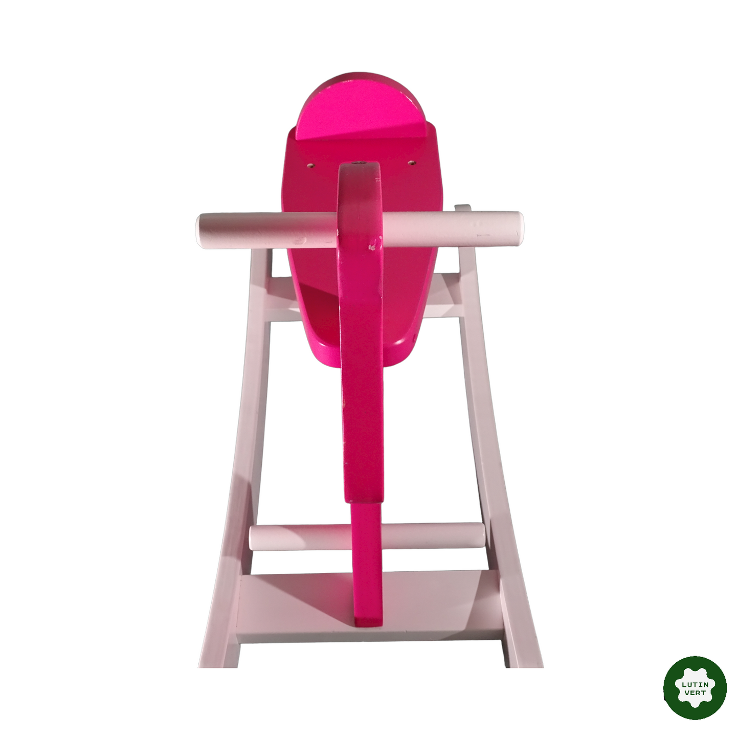 Cheval à bascule rose occasion - Dès 3 ans | Lutin Vert