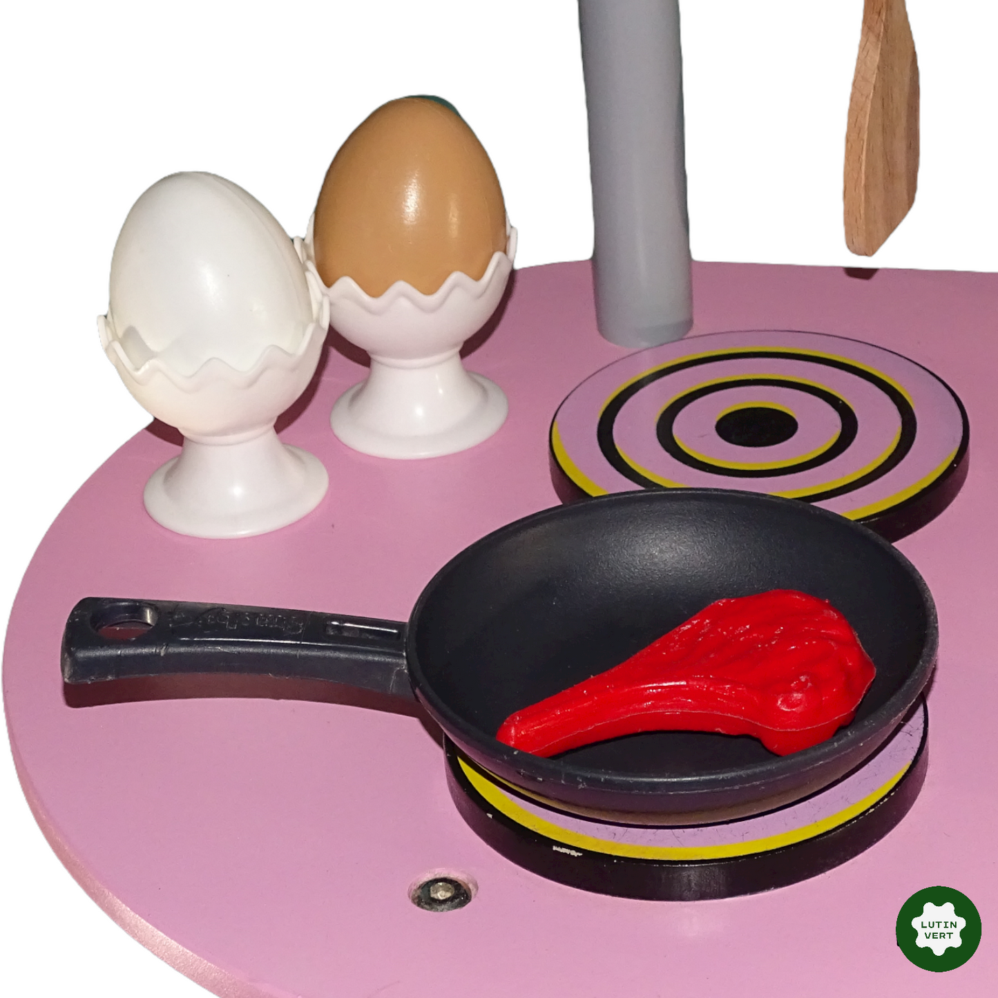 Cuisinière de jeu rose occasion - Dès 4 ans | Lutin Vert