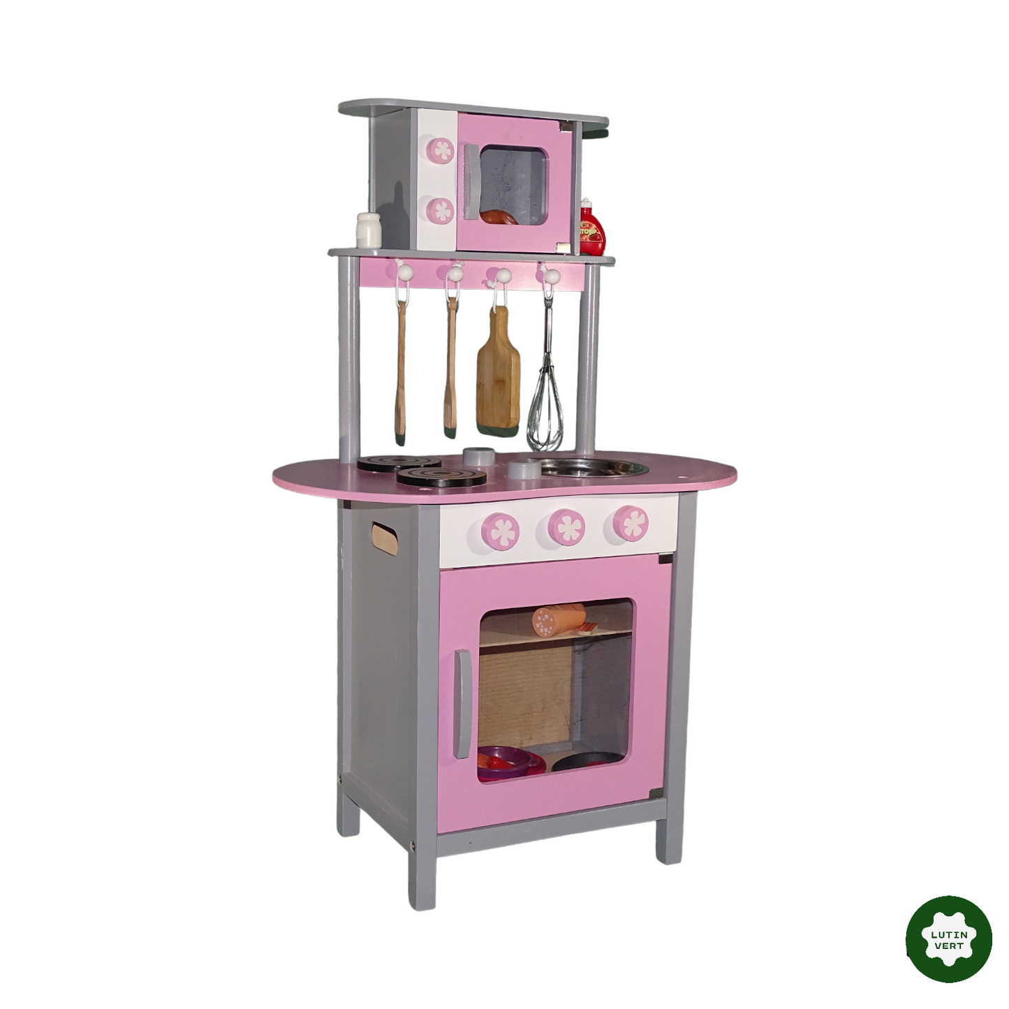 Cuisinière de jeu rose occasion - Dès 4 ans | Lutin Vert