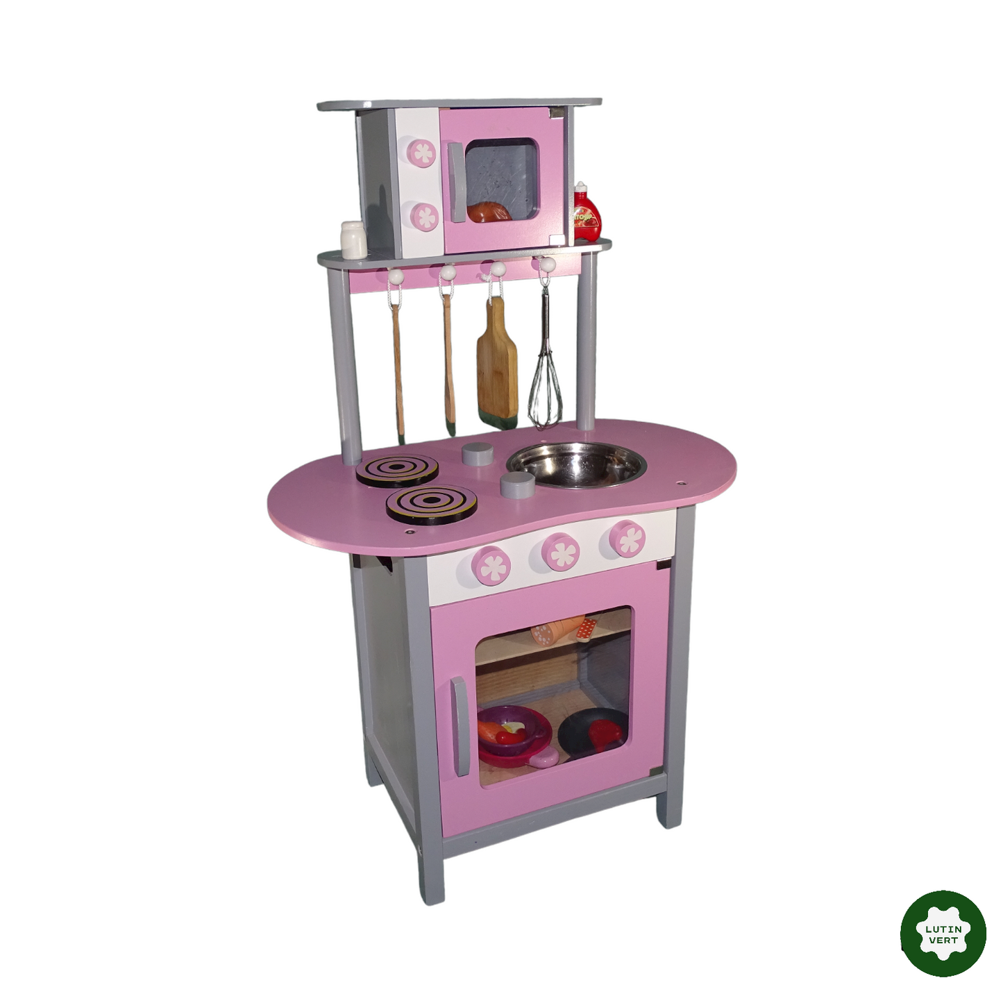 Cuisinière de jeu rose occasion - Dès 4 ans | Lutin Vert