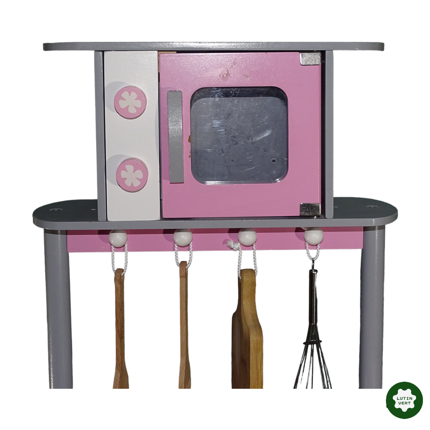 Cuisinière de jeu rose occasion - Dès 4 ans | Lutin Vert