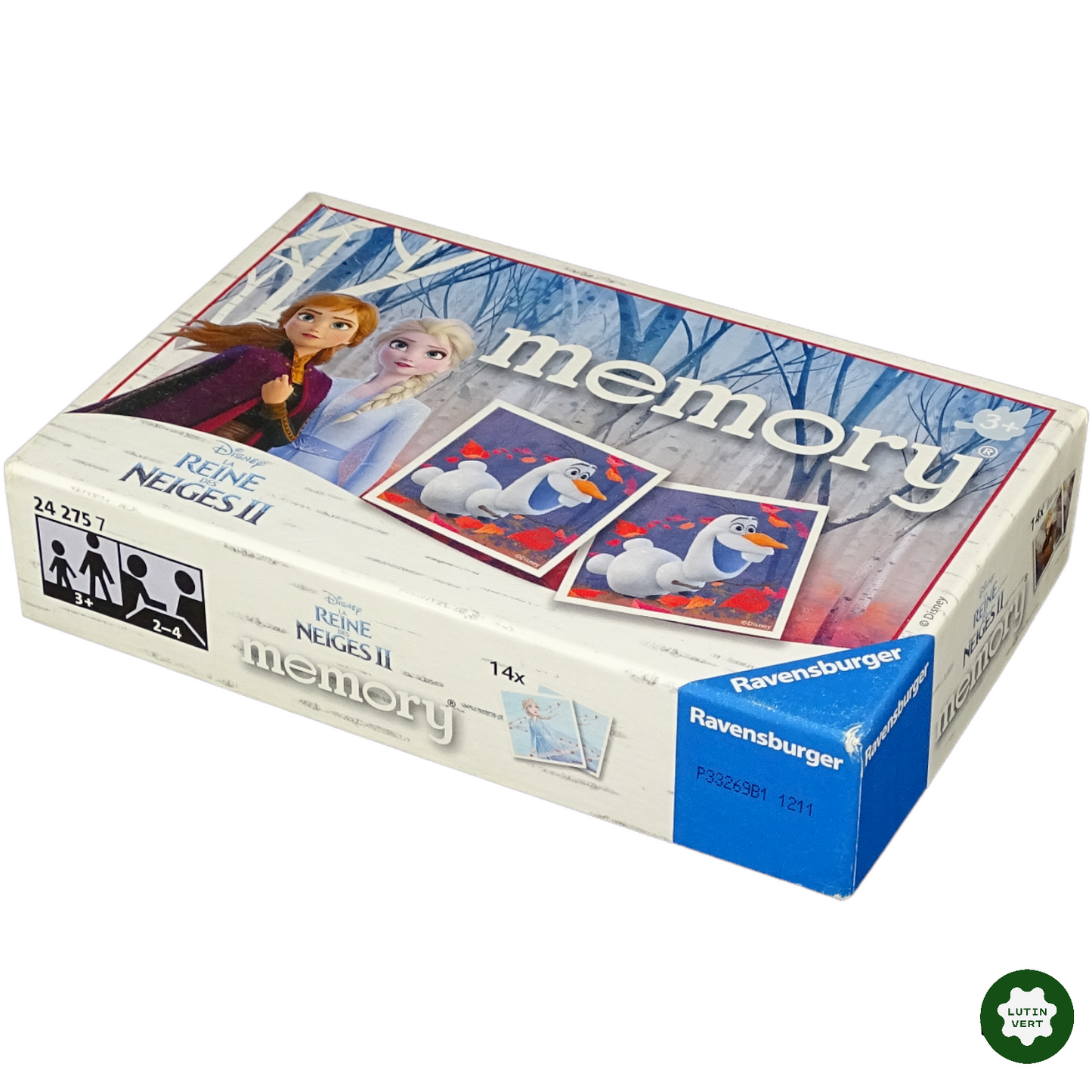 Memory La Reine des Neiges II occasion Ravensburger - Dès 3 ans ans | Lutin Vert