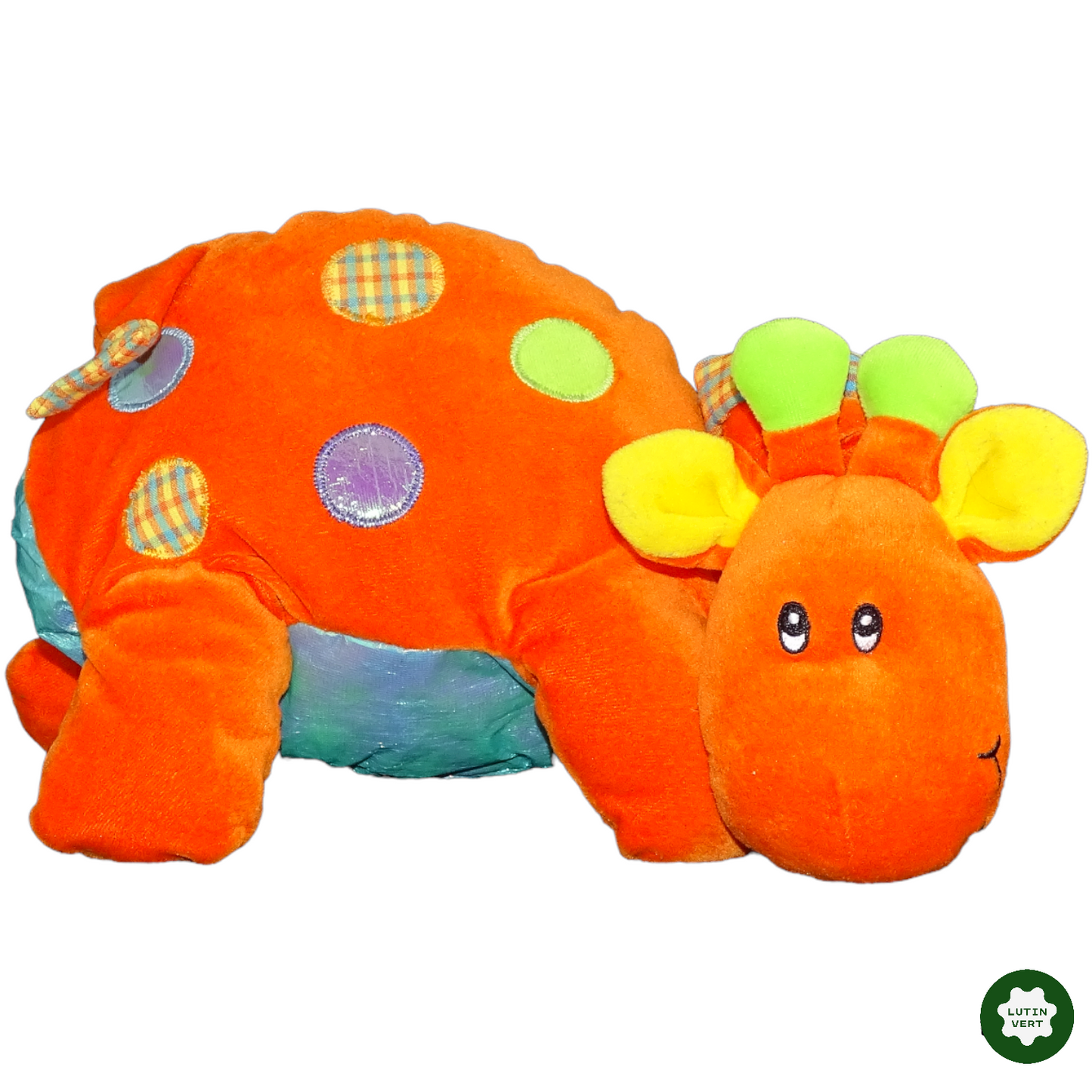 Peluche girafe orange mignonne occasion - Dès 3 ans | Lutin Vert