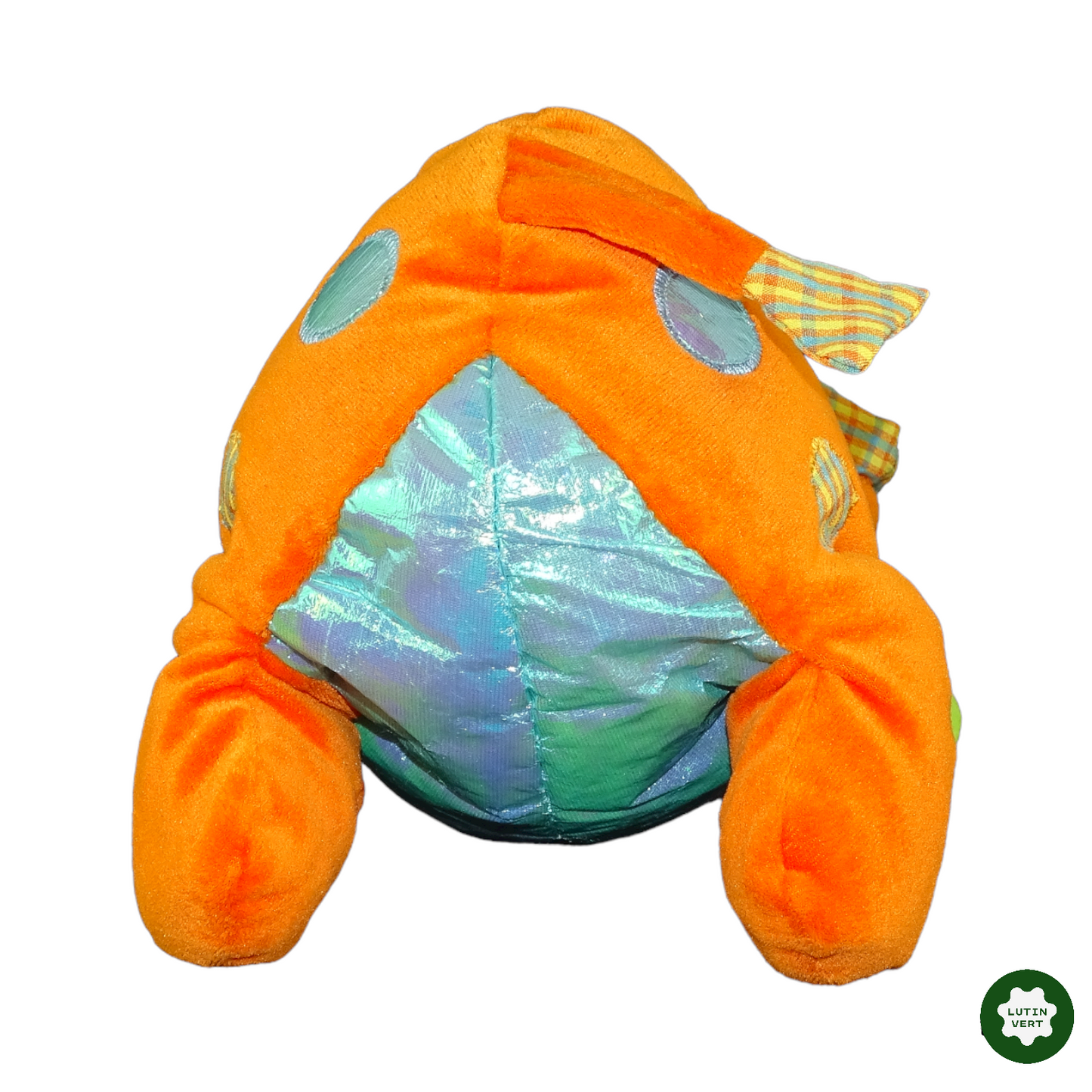 Peluche girafe orange mignonne occasion - Dès 3 ans | Lutin Vert