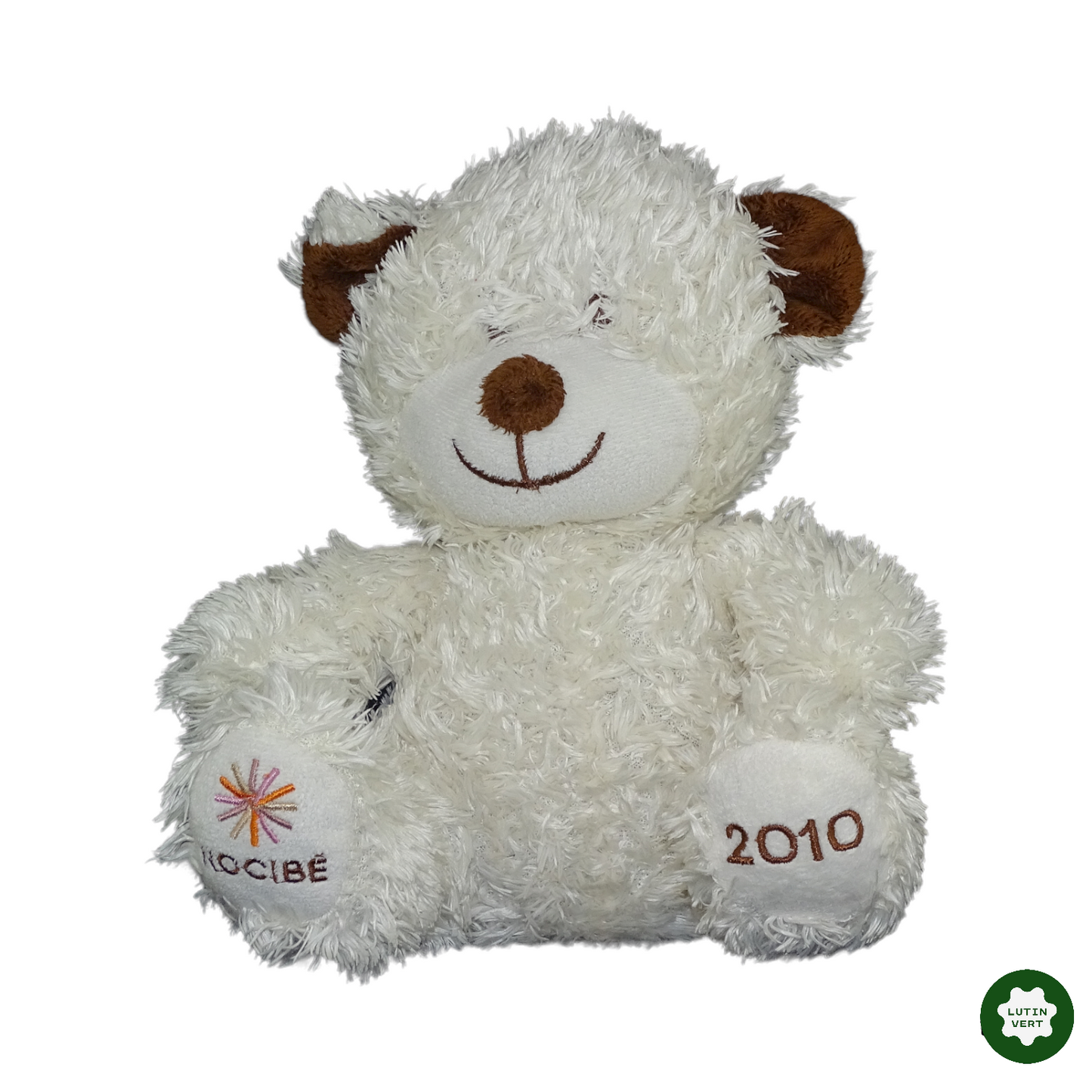 Ours blanc en peluche occasion NOCIBÉ - Dès 1 an | Lutin Vert