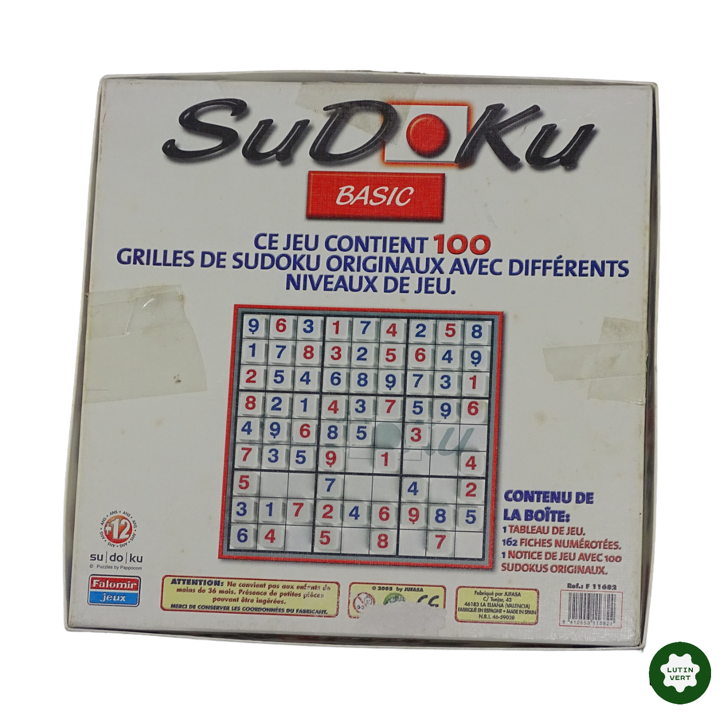Defi SuDoKu Basic occasion FALOMIR - Dès 12 ans | Lutin Vert