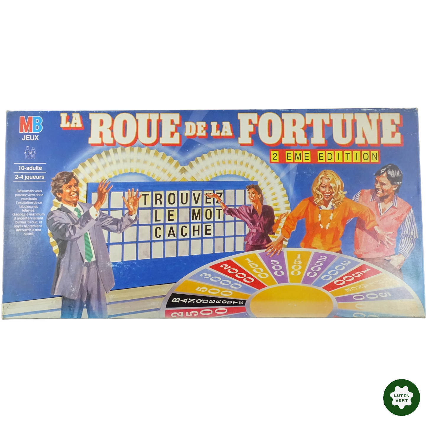 La roue de la fortune occasion MB JEUX - Dès 10 ans | Lutin Vert