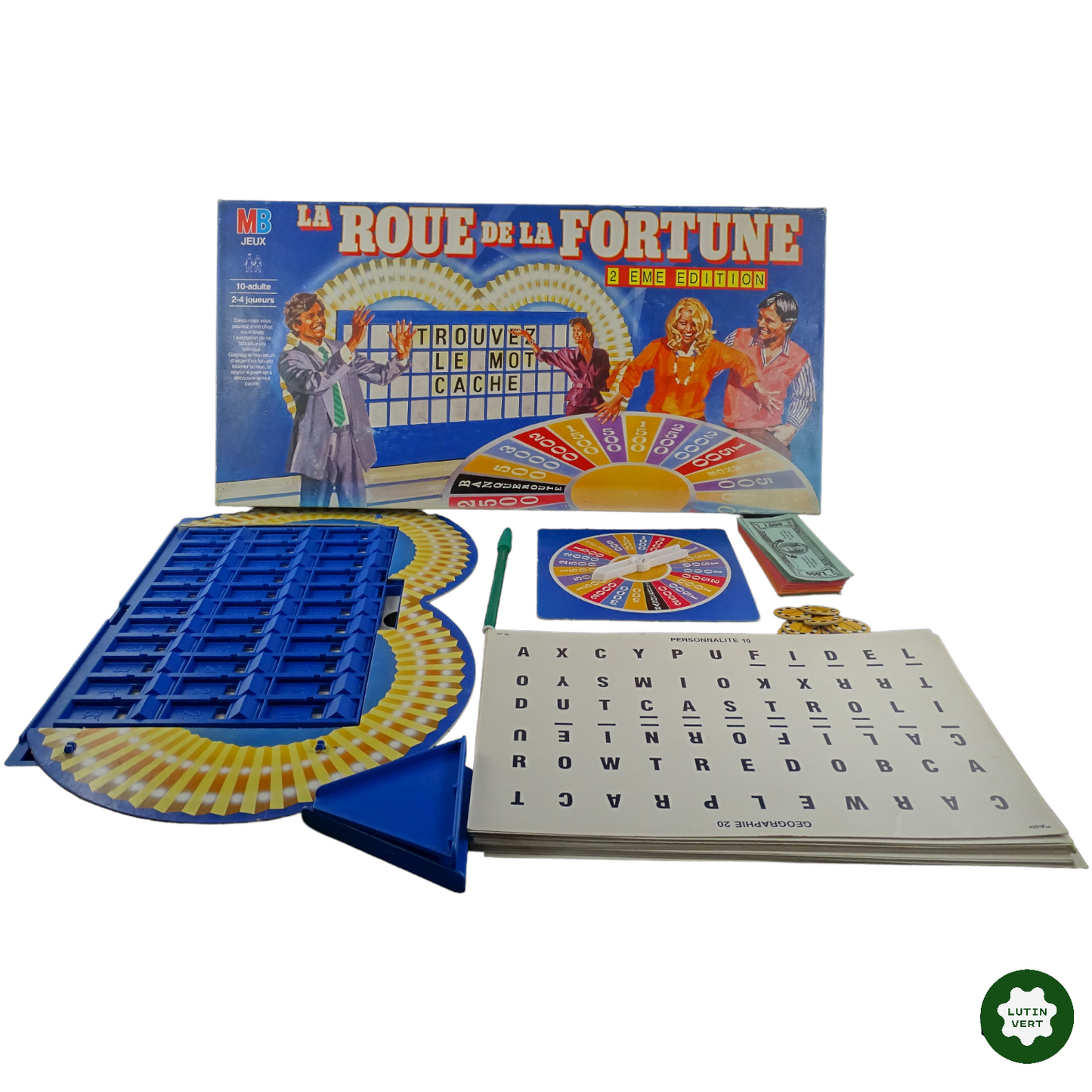 La roue de la fortune occasion MB JEUX - Dès 10 ans | Lutin Vert