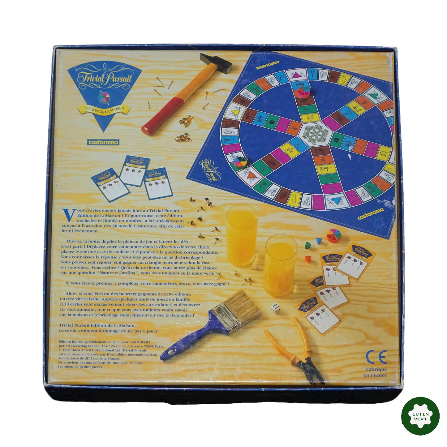Trivial Pursuit Édition de la Maison Castorama occasion HORN ABBOT INTERNATIONAL - Dès 10 ans | Lutin Vert
