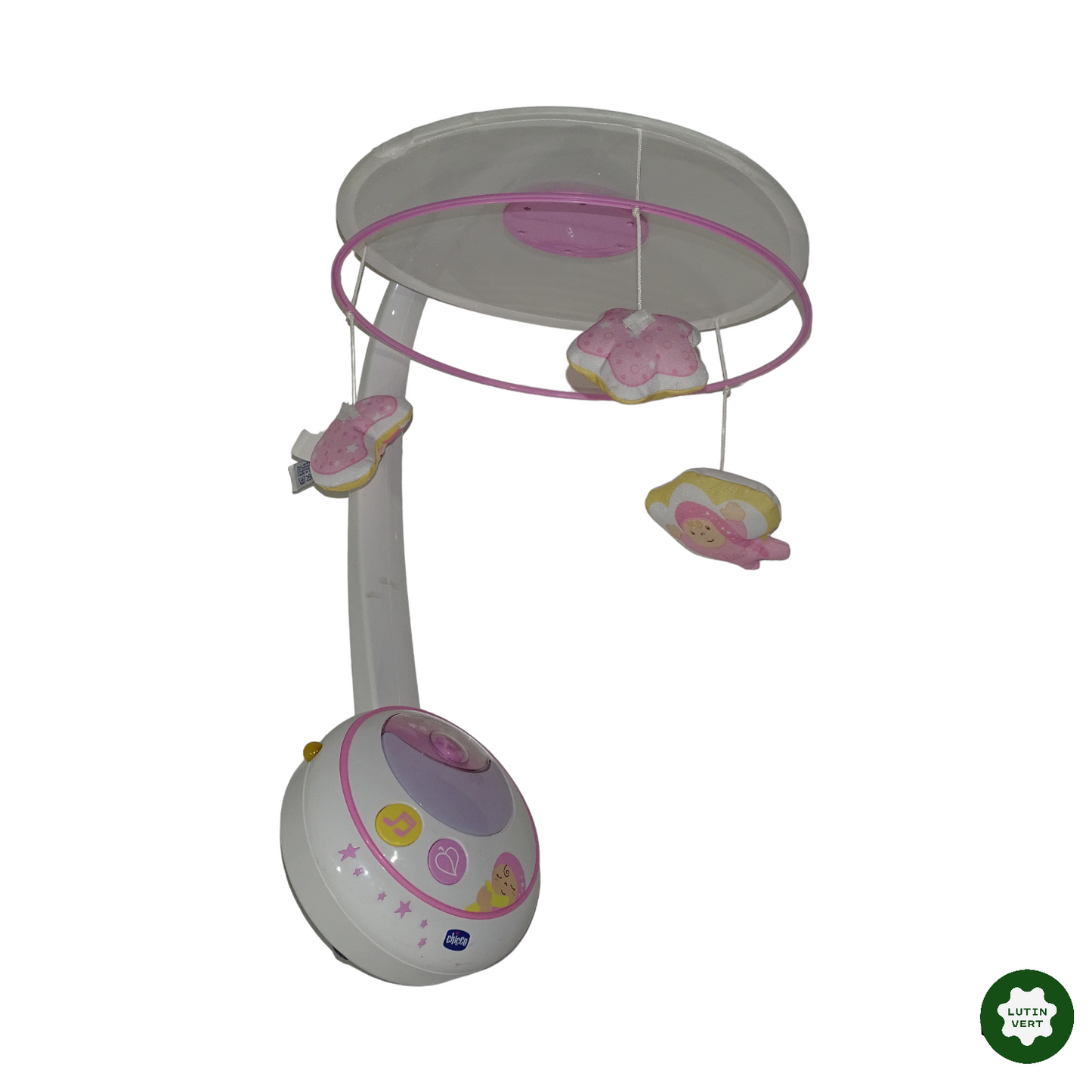 Mobile double projection rose first dreams d'occasion CHICCO - Dès 3 mois | Lutin Vert