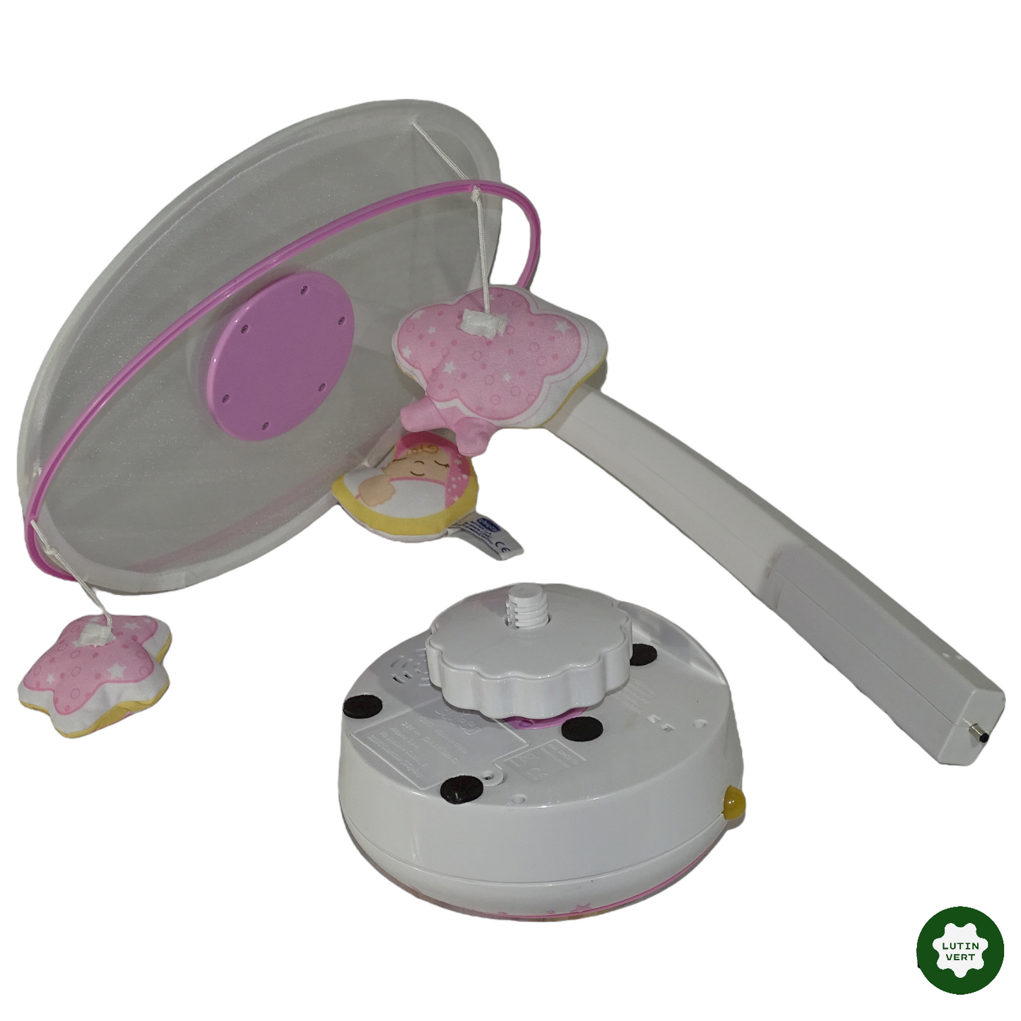 Mobile double projection rose first dreams d'occasion CHICCO - Dès 3 mois | Lutin Vert