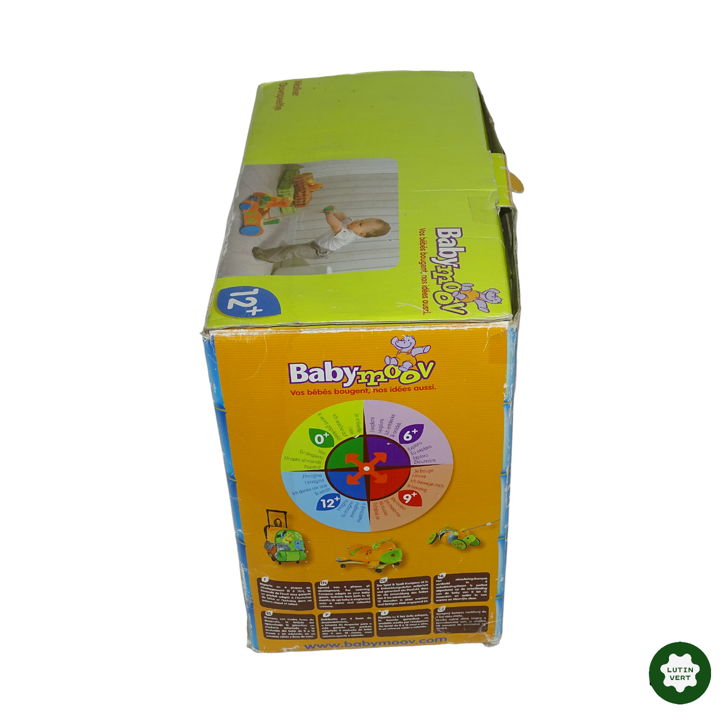 Trotteur, pousseur en bois d'occasion BABY MOOVE - Dès 1 an | Lutin Vert