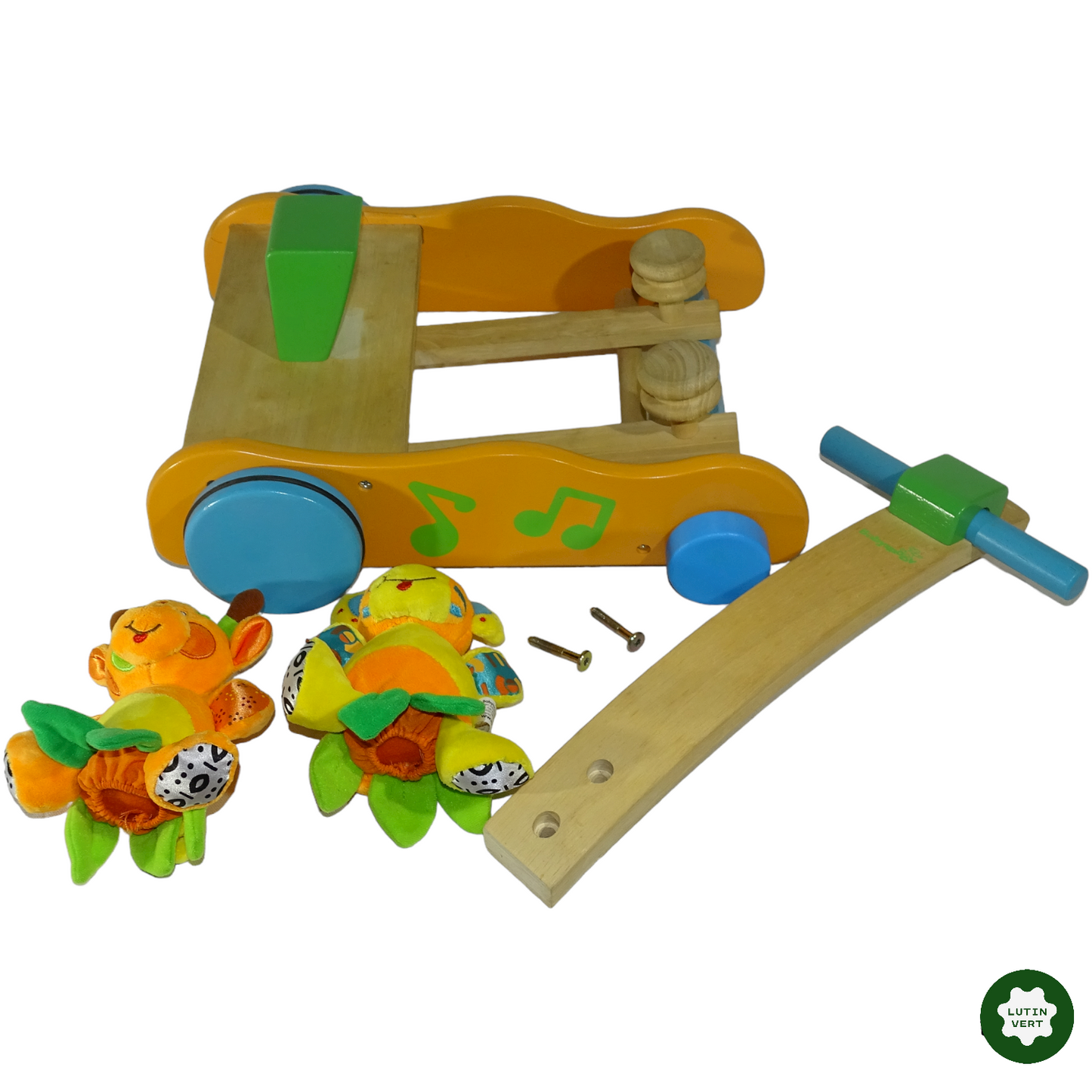 Trotteur, pousseur en bois d'occasion BABY MOOVE - Dès 1 an | Lutin Vert