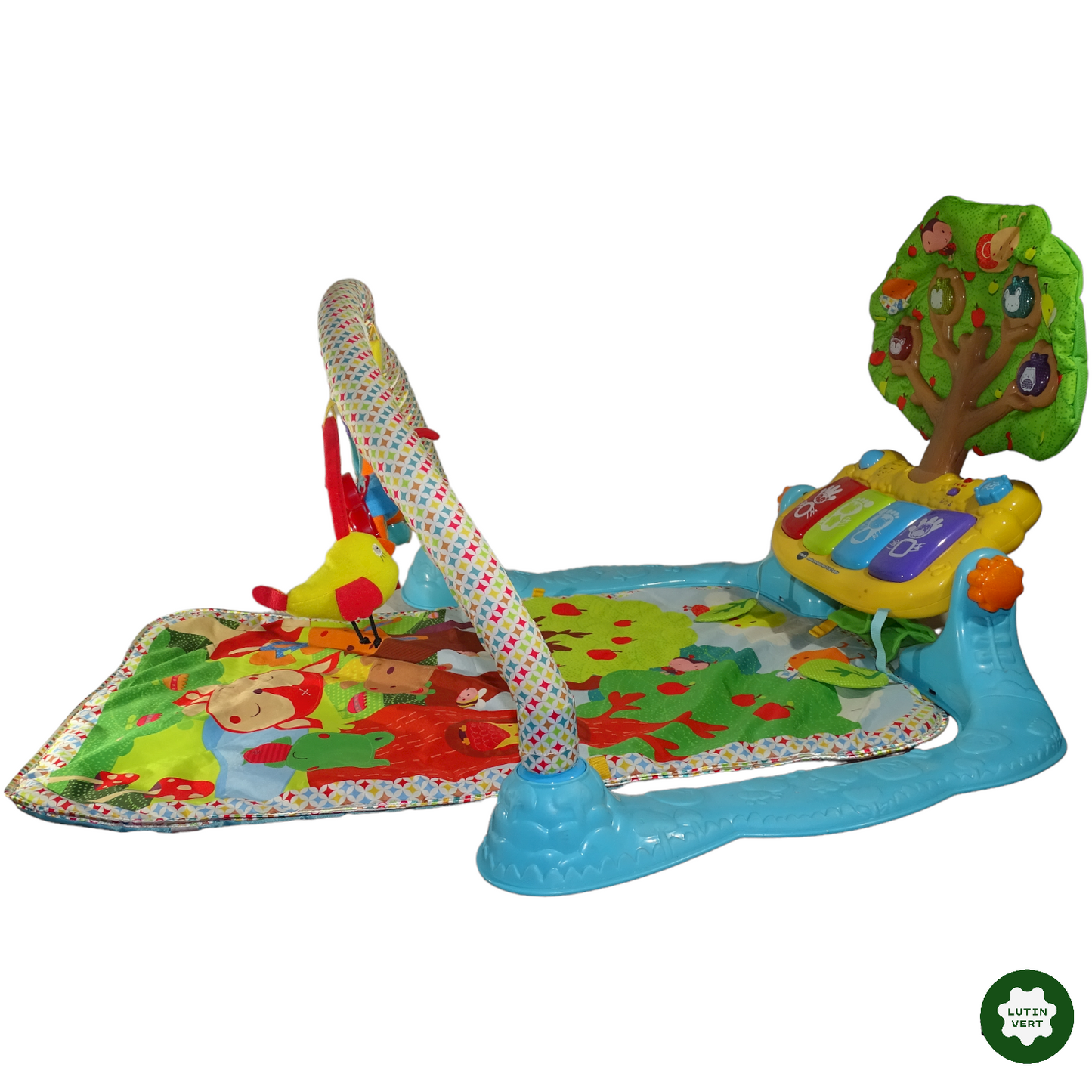 Tapis d'éveil avec portique Jardin enchanté p'tits copains d'occasion VTECH - Dès 3 mois | Lutin Vert