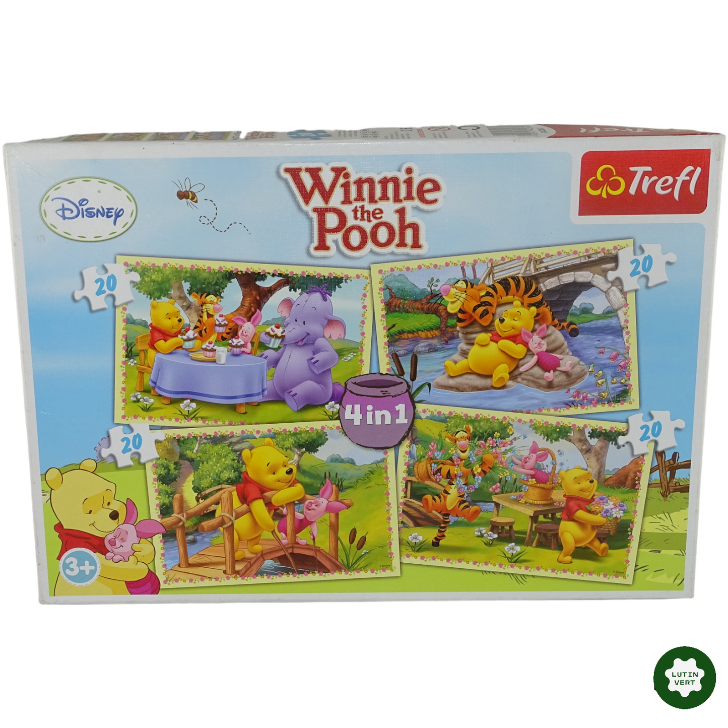 4 puzzles Winnie l’Ourson occasion RAVENSBURGER - Dès 5 ans | Lutin Vert