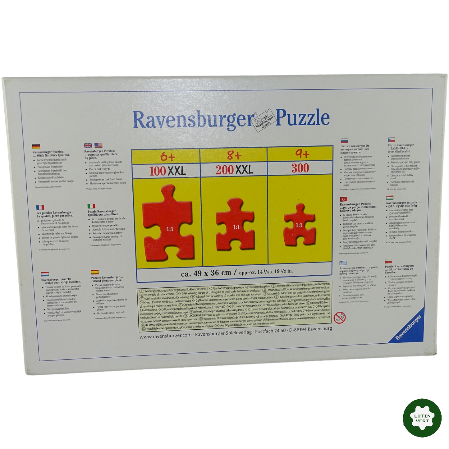 4 puzzles Winnie l’Ourson occasion RAVENSBURGER - Dès 5 ans | Lutin Vert