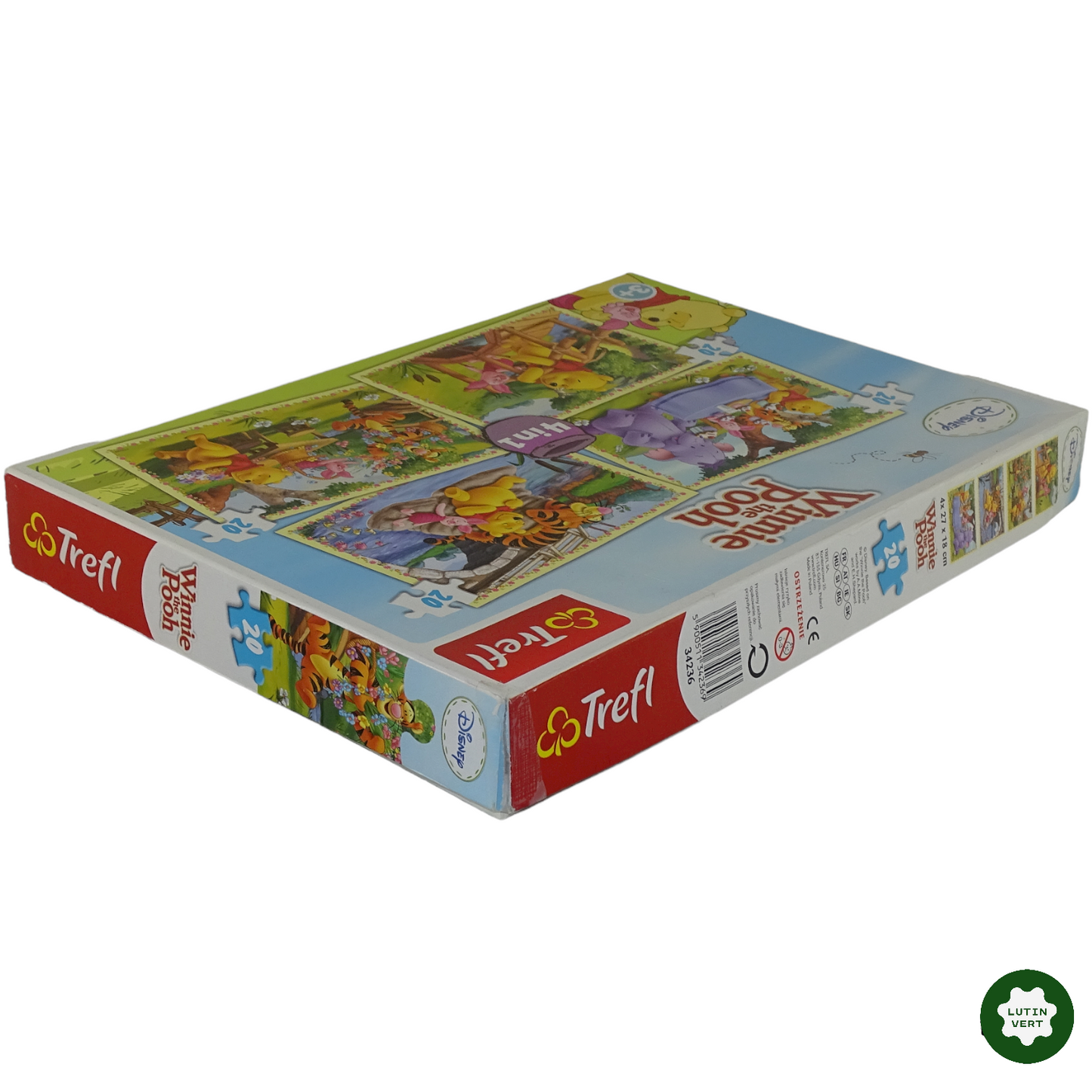 4 puzzles Winnie l’Ourson occasion RAVENSBURGER - Dès 5 ans | Lutin Vert