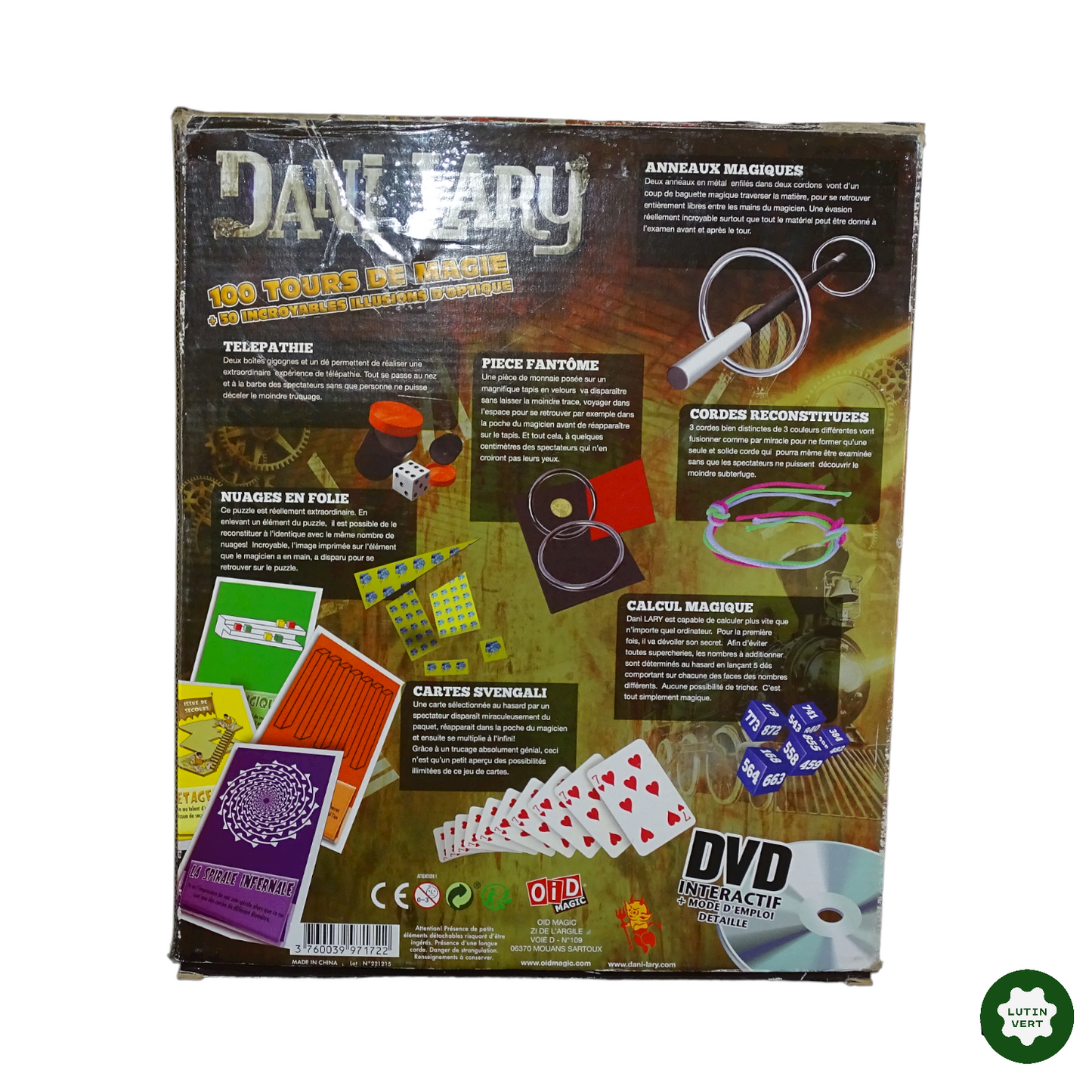 100 tours de magie avec Dani Lary d'occasion OID MAGIC - Dès 7 ans | Lutin Vert