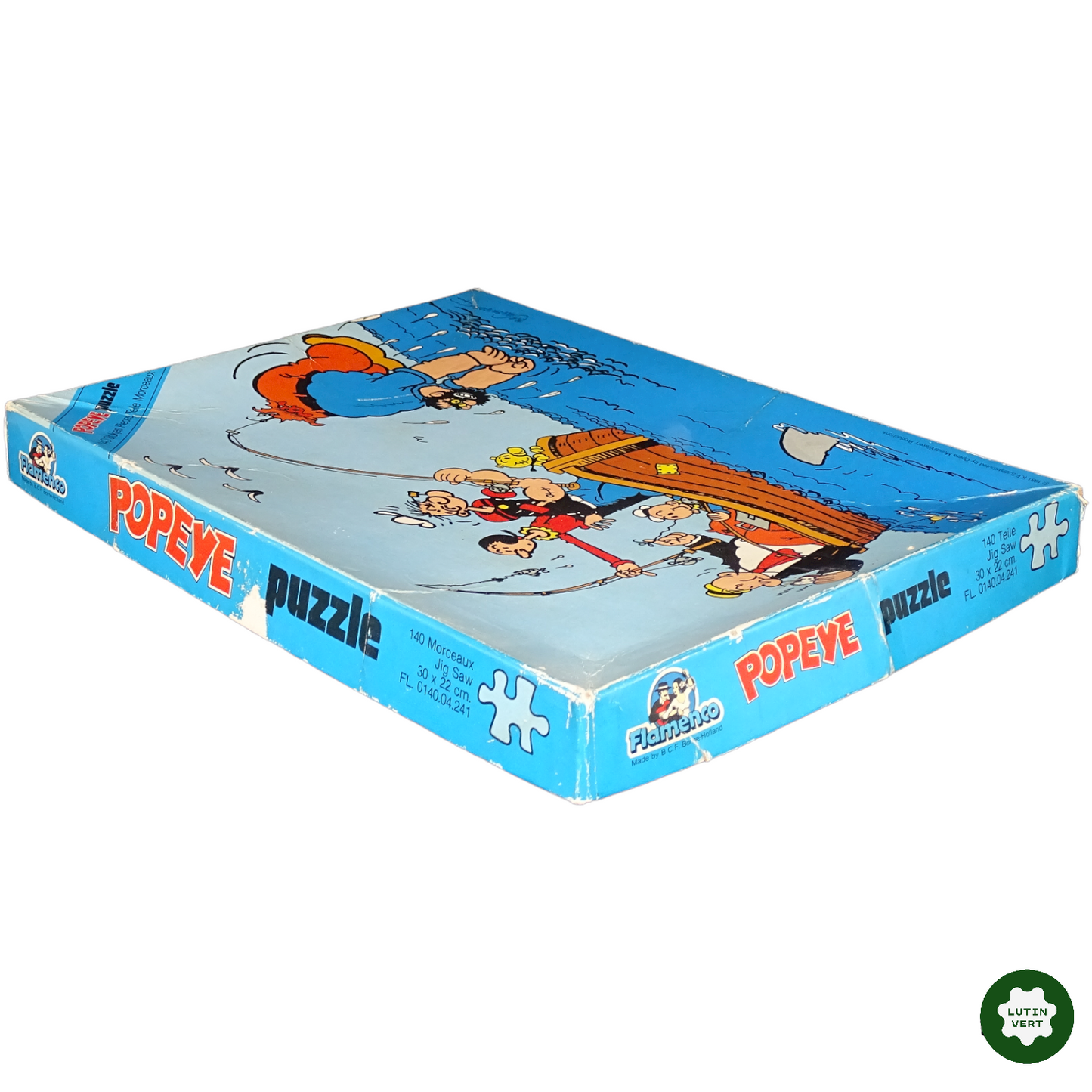 Puzzle vintage POPEYE 140 pièces d'occasion FLAMENCO - Dès 7 ans | Lutin Vert