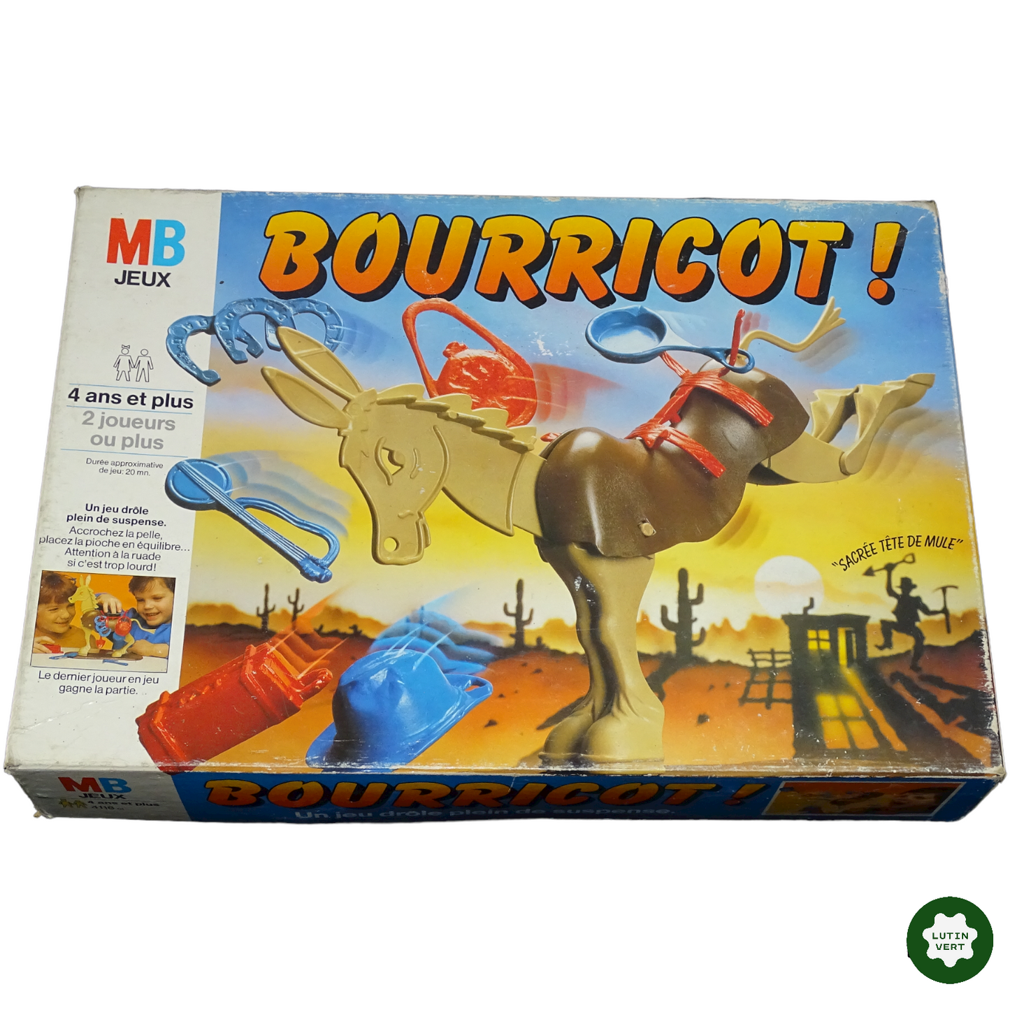 Jeu BOURRICOT vintage d'occasion MB JEUX - Dès 4 ans | Lutin Vert