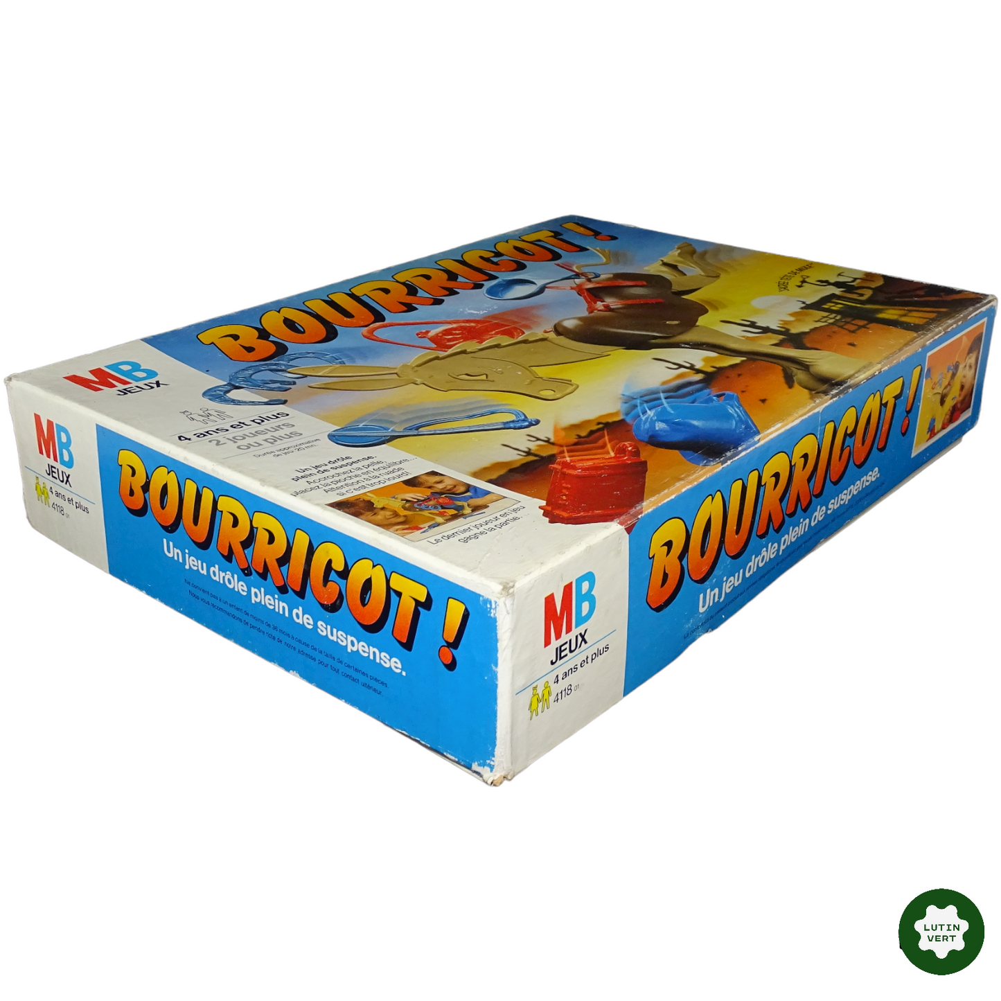 Jeu BOURRICOT vintage d'occasion MB JEUX - Dès 4 ans | Lutin Vert