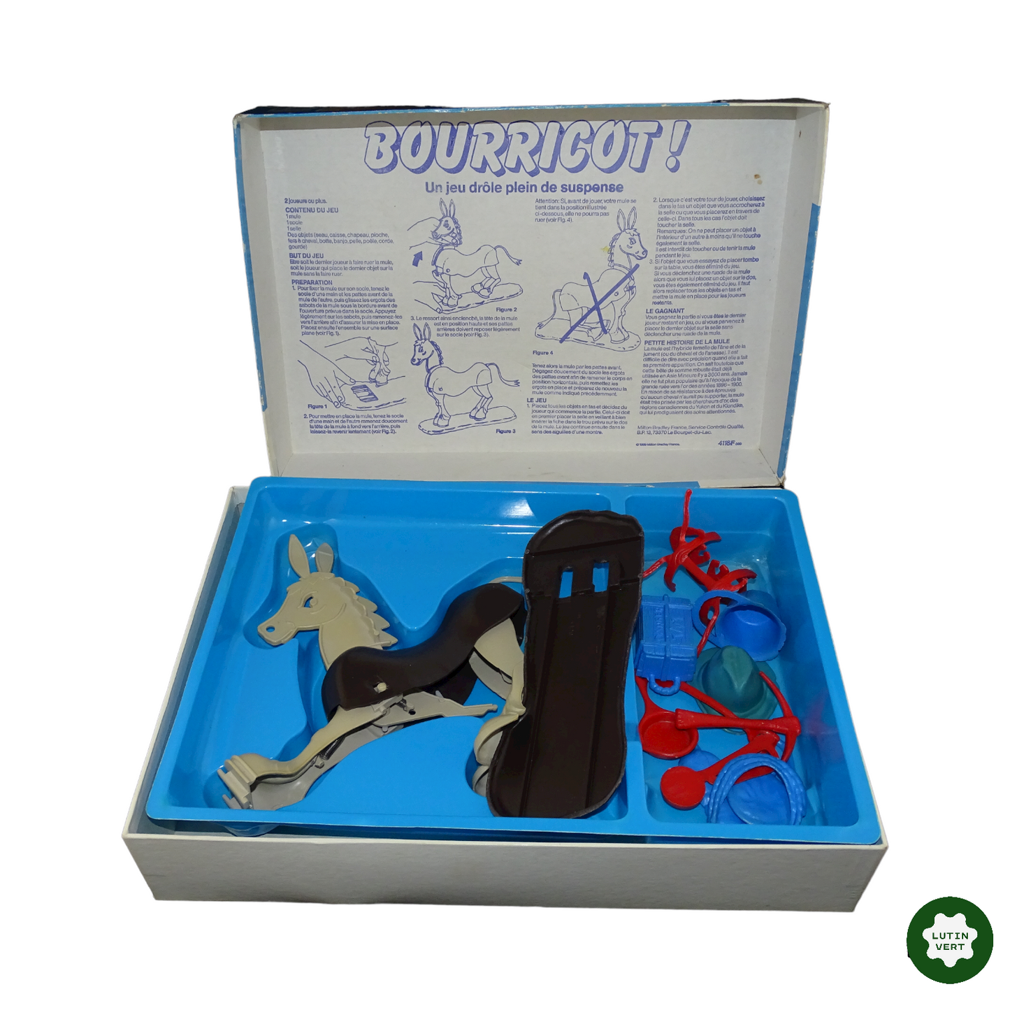 Jeu BOURRICOT vintage d'occasion MB JEUX - Dès 4 ans | Lutin Vert