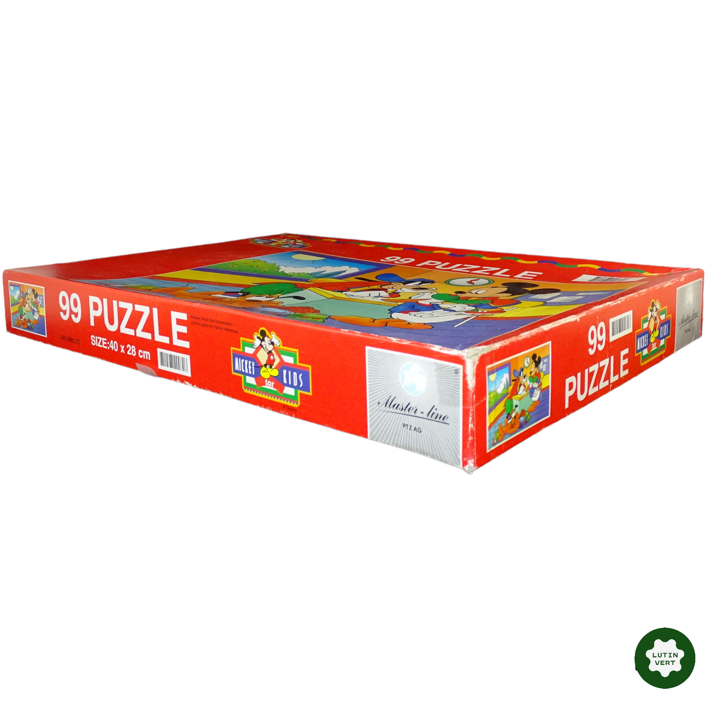 Puzzle Mickey, Donald, Dingo et Pluto 99 pièces d'occasion MASTER-LINE - Dès 6 ans | Lutin Vert