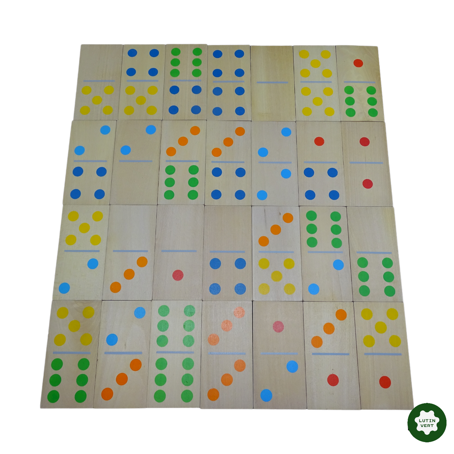 DOMINOS 28 Pièces d'occasion UNICEF - Dès 3 ans | Lutin Vert