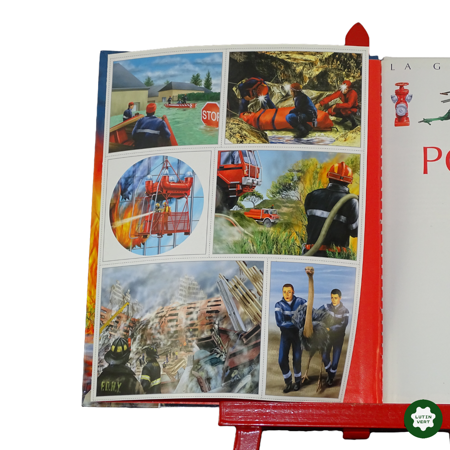 Les pompiers d'occasion ÉDITIONS FLEURUS - Dès 6 ans | Lutin Vert