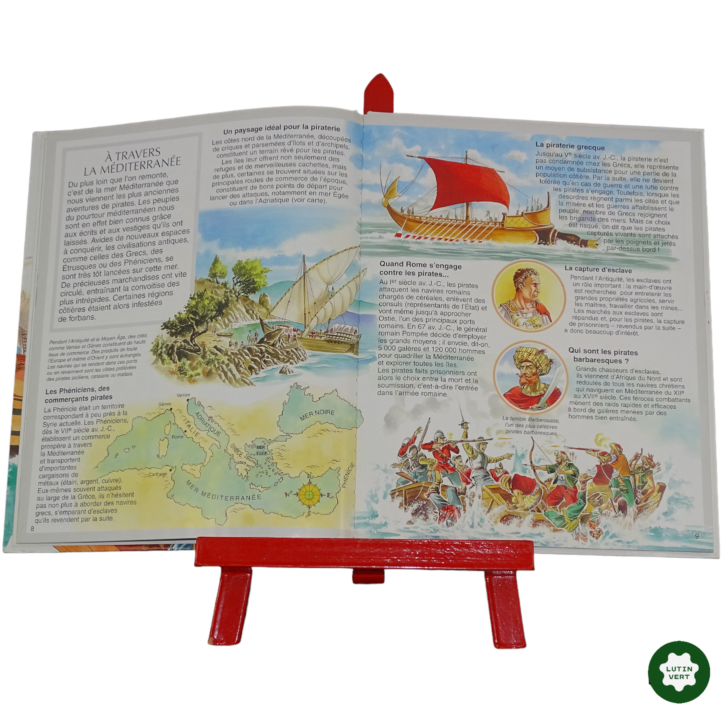 Les pirates d'occasion ÉDITIONS FLEURUS - Dès 6 ans | Lutin Vert