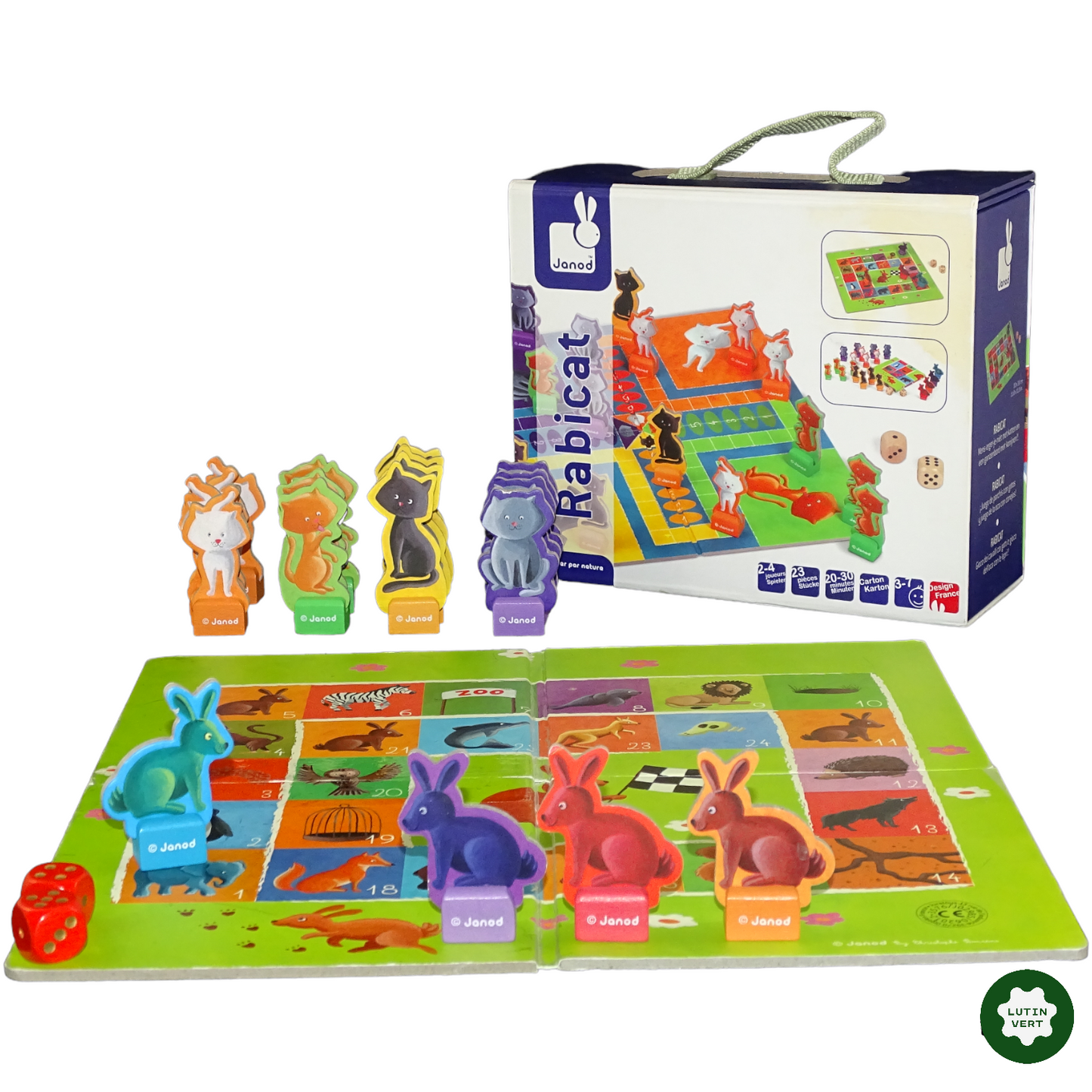 Jeu de plateau Rabicat d'occasion JANOD - Dès 3 ans | Lutin Vert
