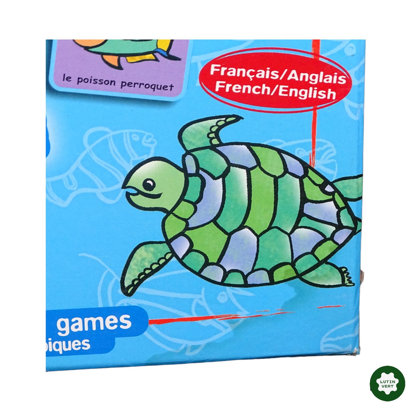 Loto des animaux du lagon d'occasion LOULOU ET TOTO - Dès 3 ans | Lutin Vert